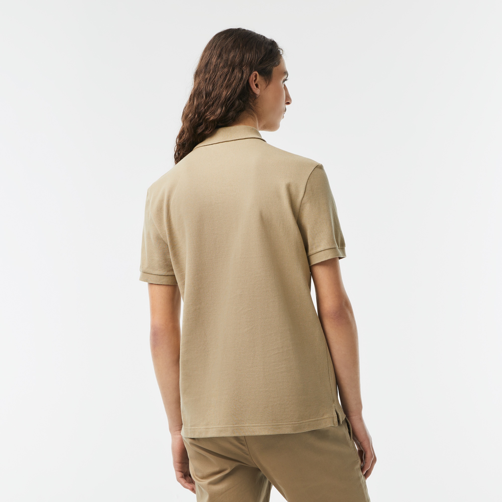Lacoste L.12.12 Erkek Slim Fit Bej Polo