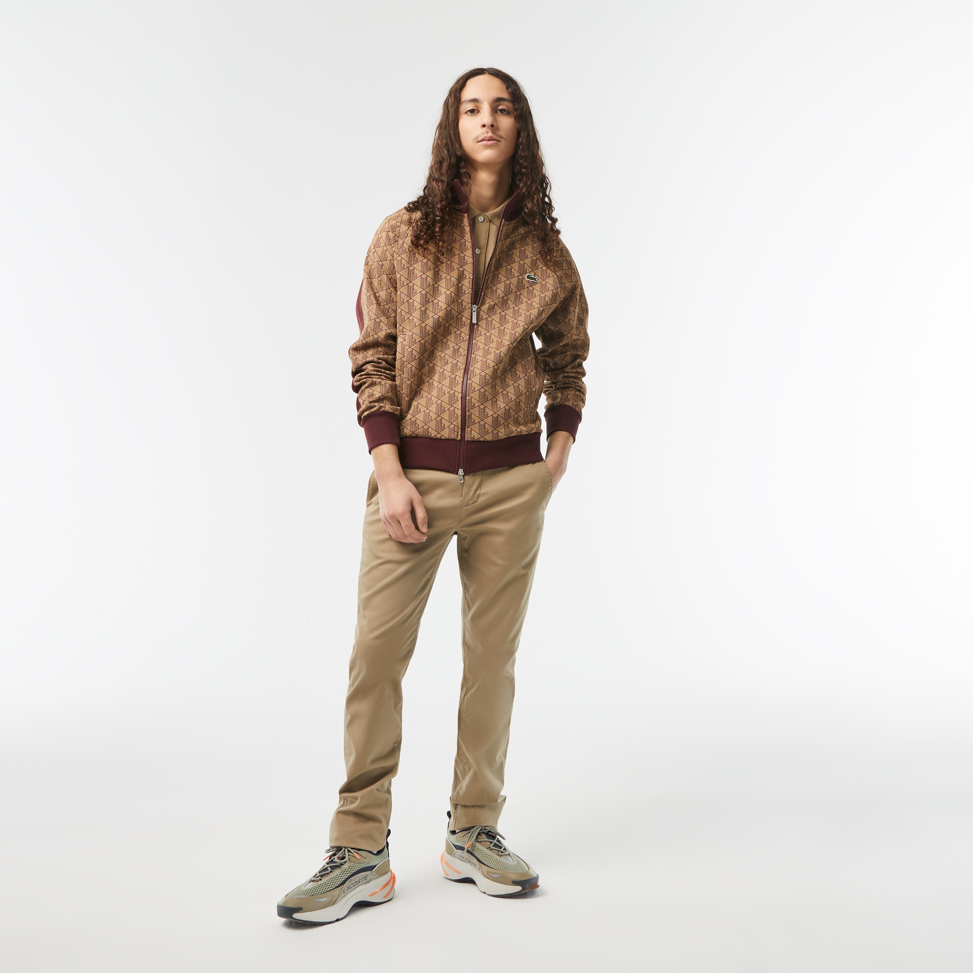 Lacoste L.12.12 Erkek Slim Fit Bej Polo