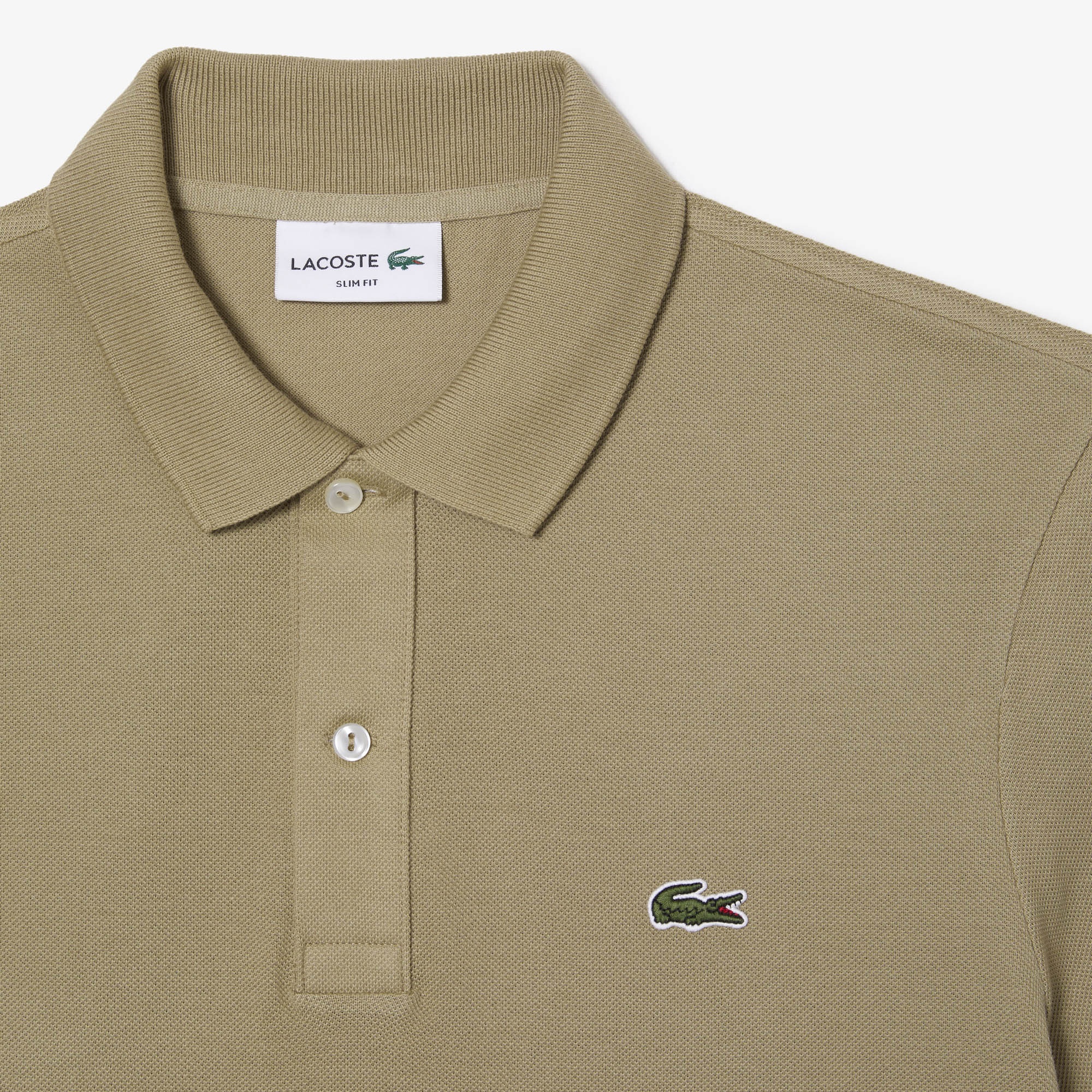 Lacoste L.12.12 Erkek Slim Fit Bej Polo