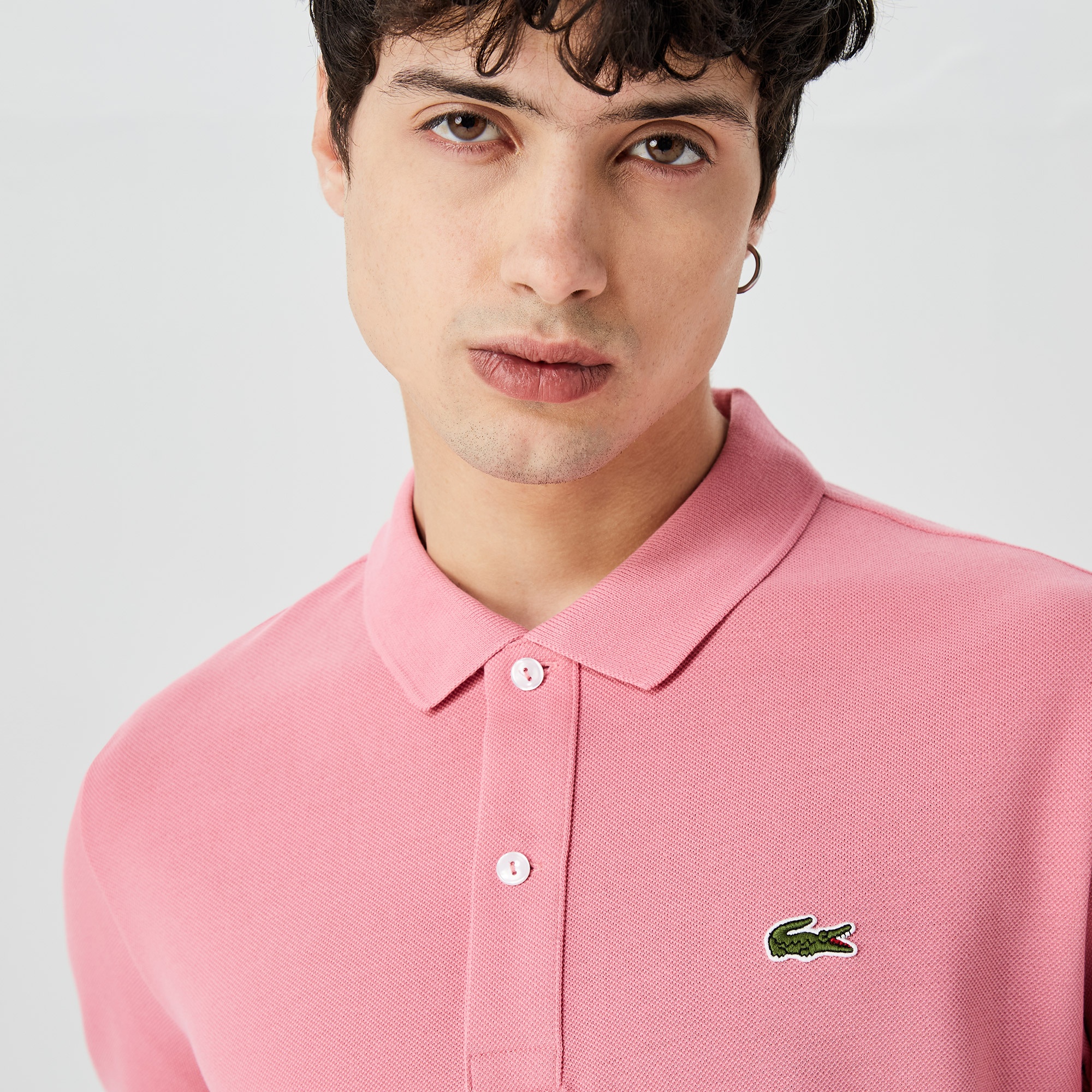 Lacoste Erkek Slim Fit L.12.12 Pembe Polo