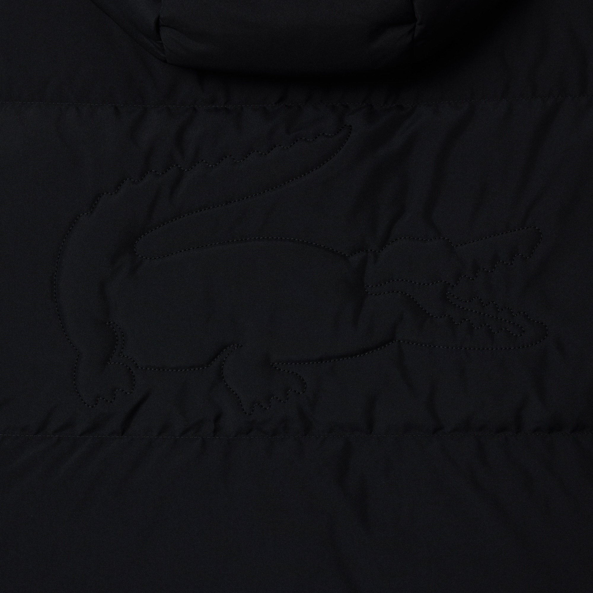 Lacoste Erkek Kapitone Siyah Yelek