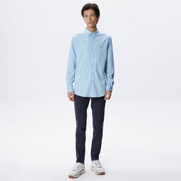Lacoste Erkek Slim Fit Açık Mavi Gömlek Mavi