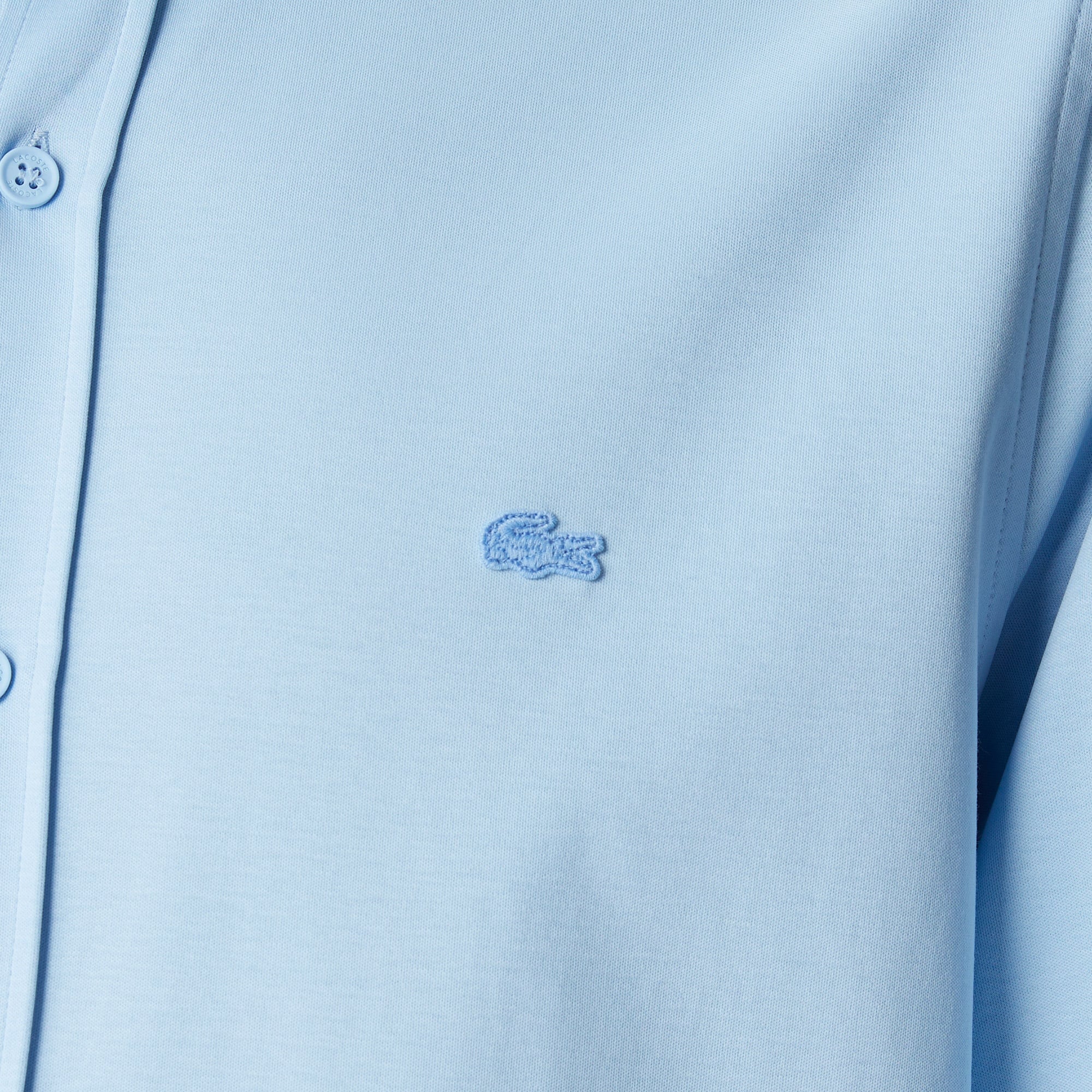 Lacoste Erkek Slim Fit Açık Mavi Gömlek