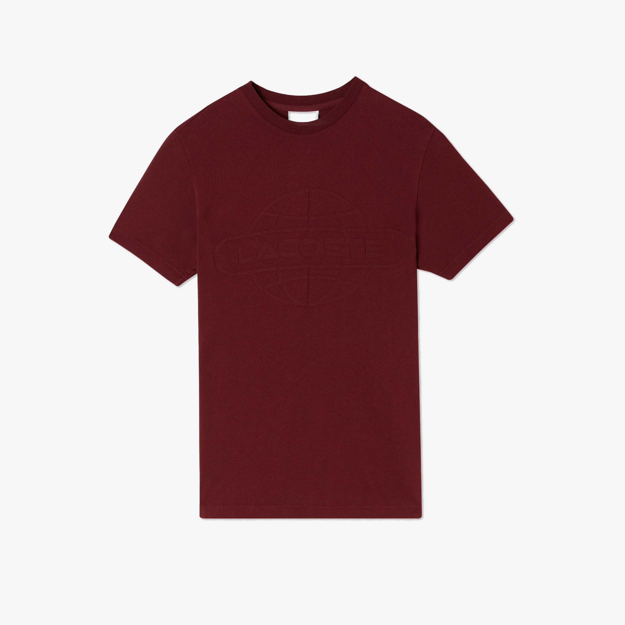 Lacoste Erkek Regular Fit Bisiklet Yaka Baskılı Bordo T-Shirt