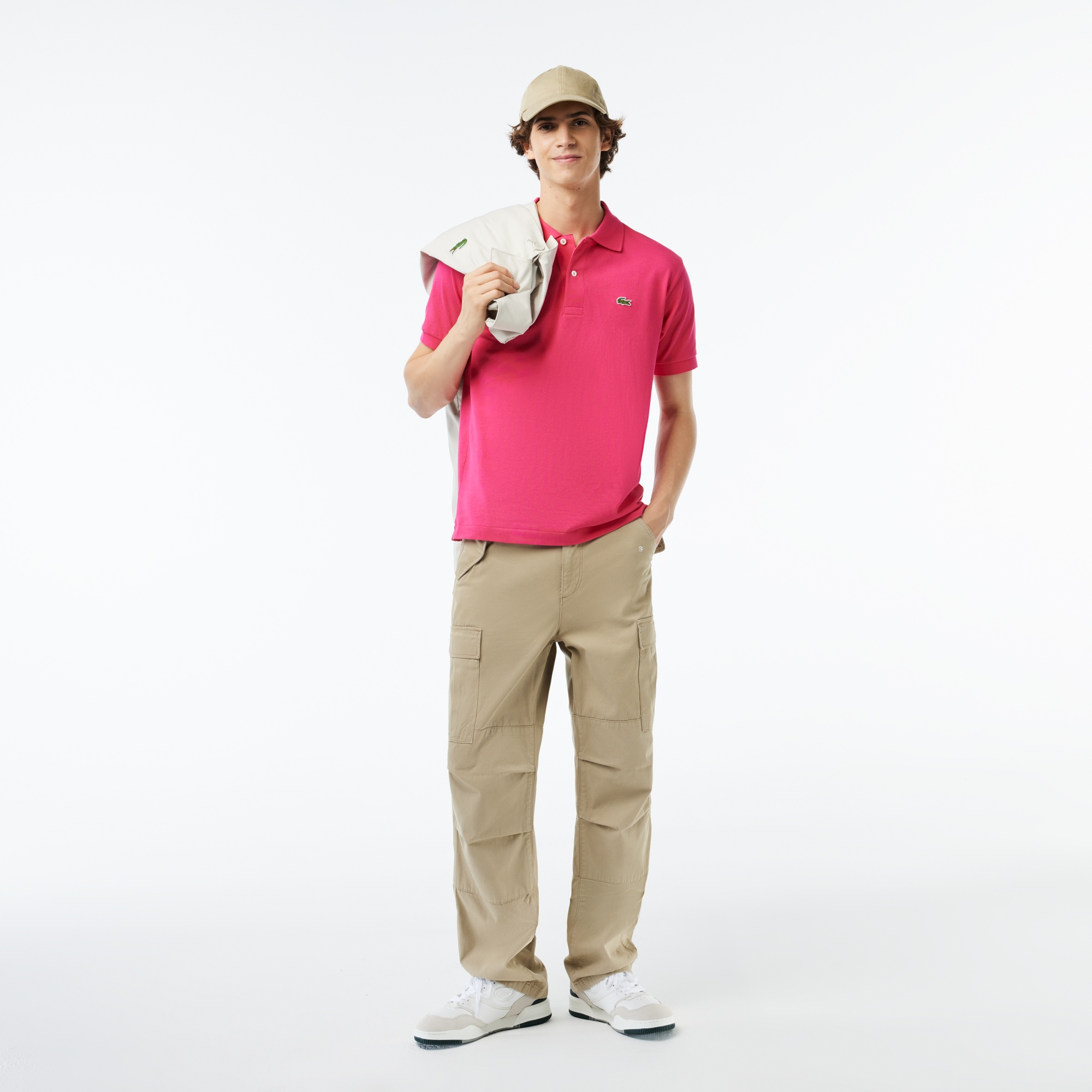 Lacoste L.12.12 Erkek Classic Fit Pembe Polo