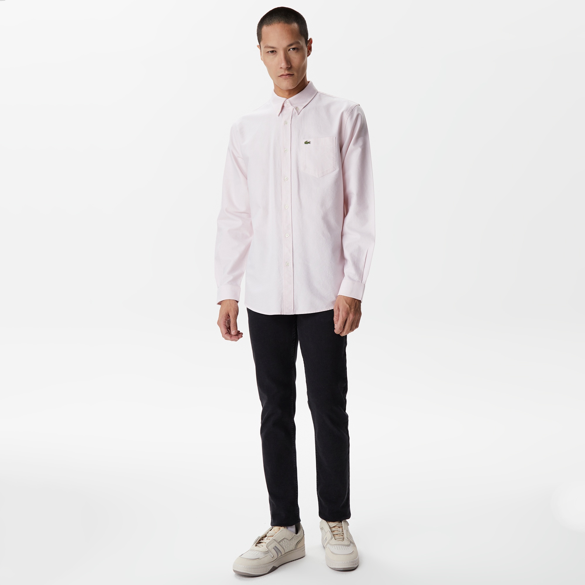 Lacoste Erkek Slim Fit Denim Koyu Gri Pantolon