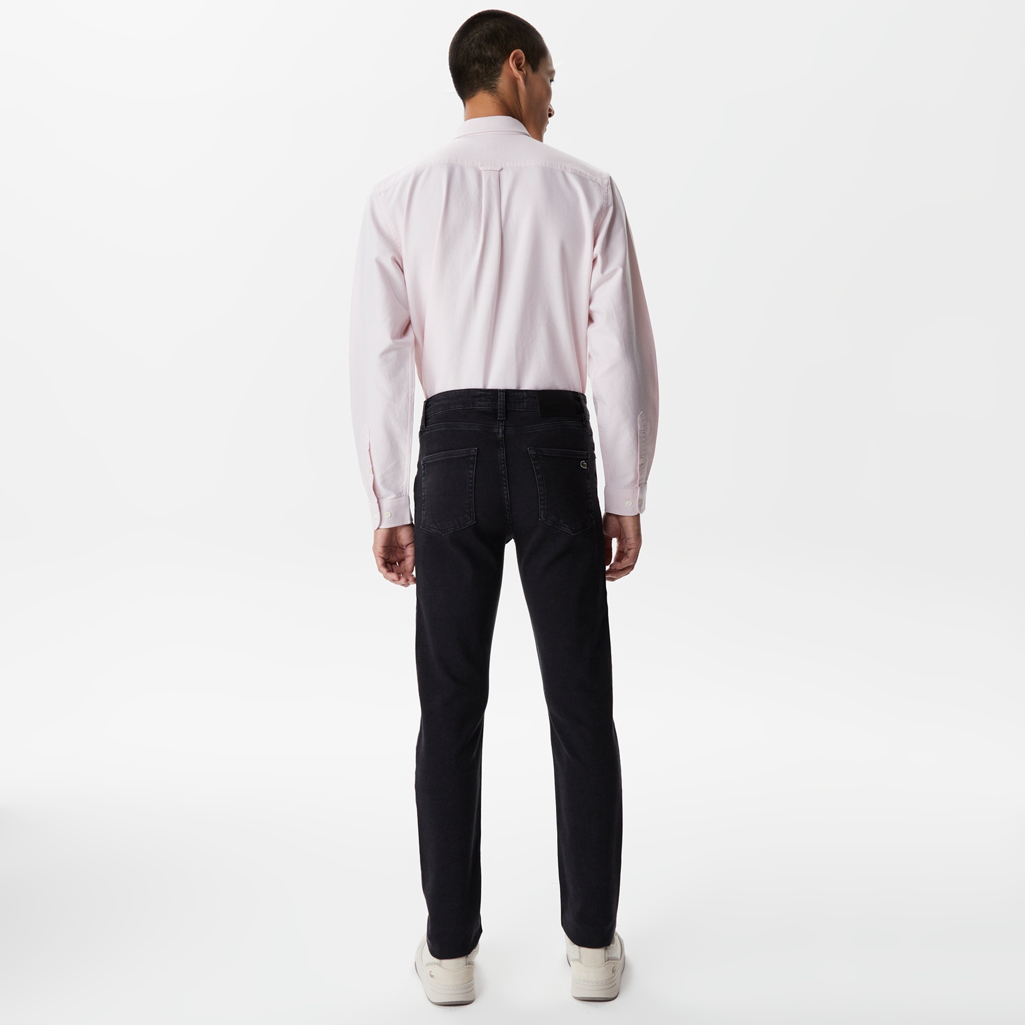 Lacoste Erkek Slim Fit Denim Koyu Gri Pantolon