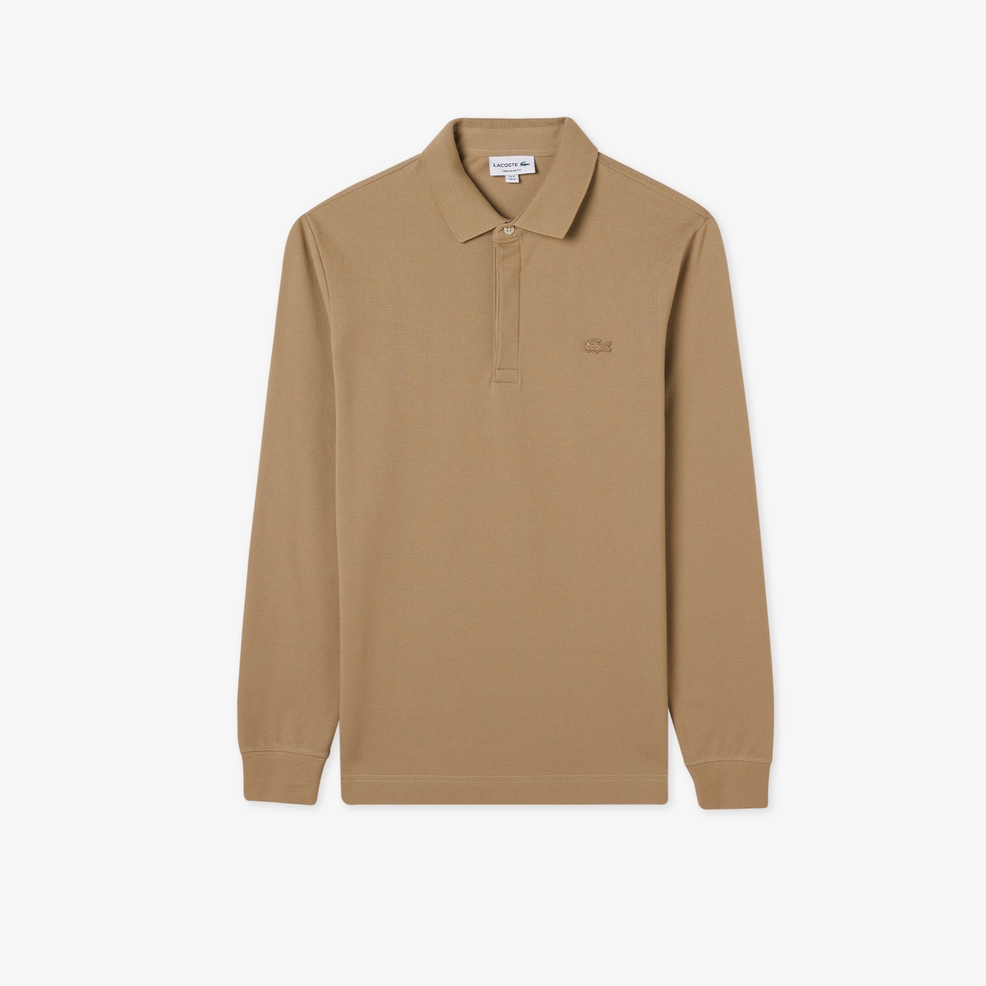 Lacoste Erkek Regular Fit Uzun Kollu Kahverengi Paris Polo