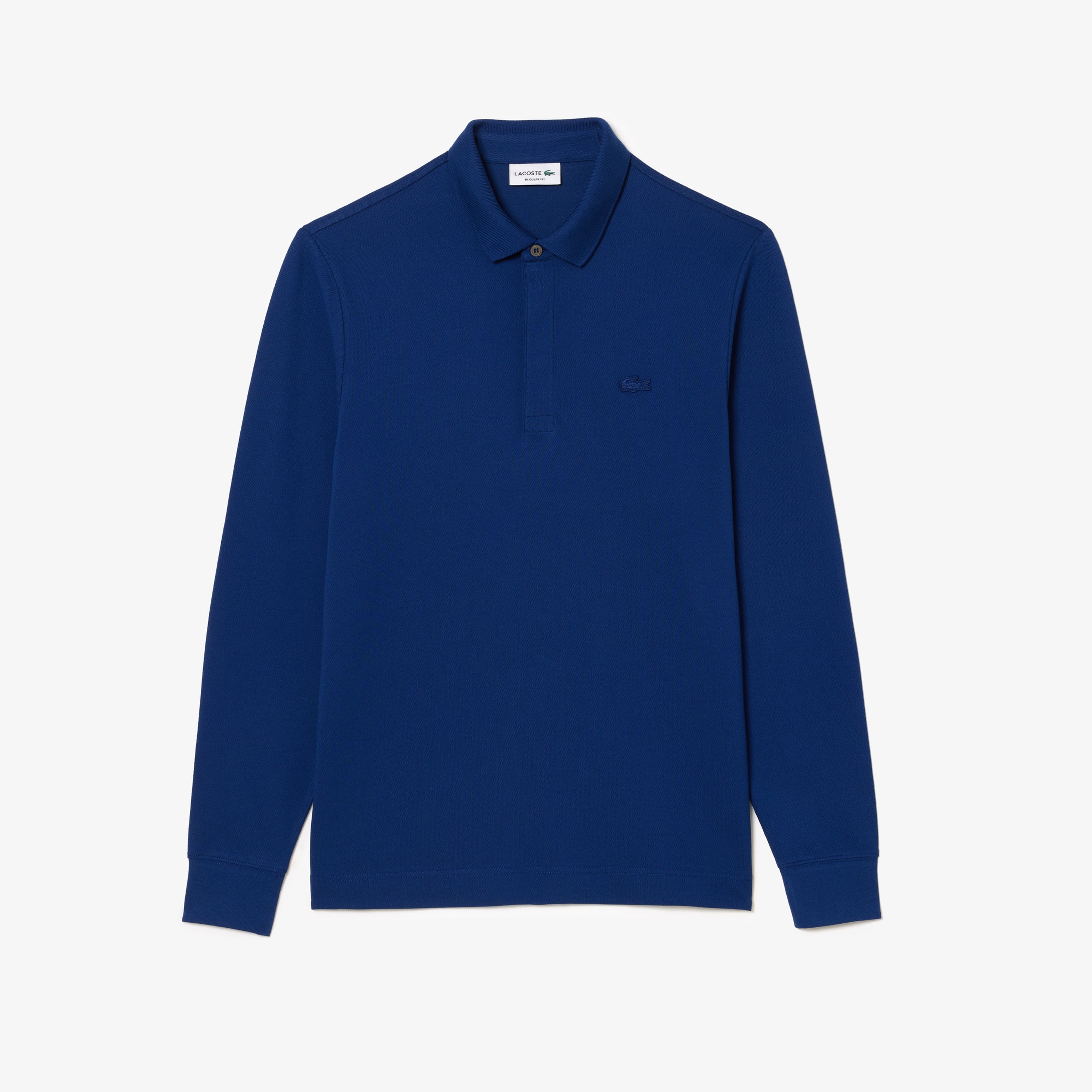 Erkek Regular Fit Uzun Kollu Koyu Mavi Paris Polo Erkek Regular Fit Uzun Kollu Koyu Mavi Paris Polo