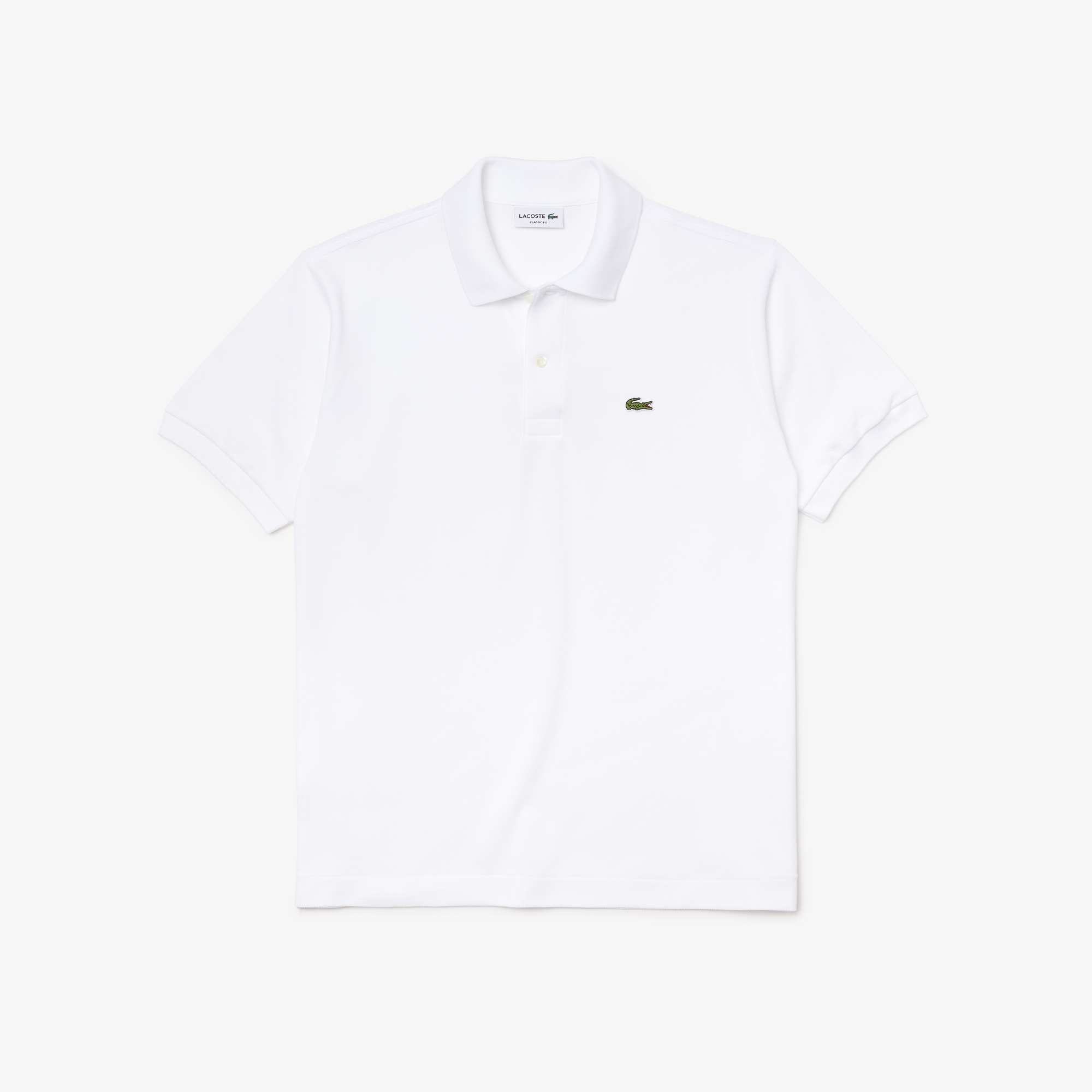 L.12.12 Erkek Classic Fit Beyaz Polo