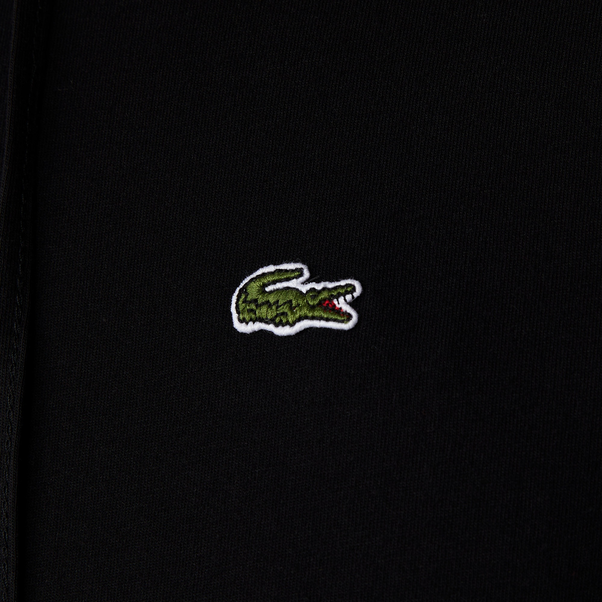 Lacoste Erkek Slim Fit Kapüşonlu Siyah Sweatshirt