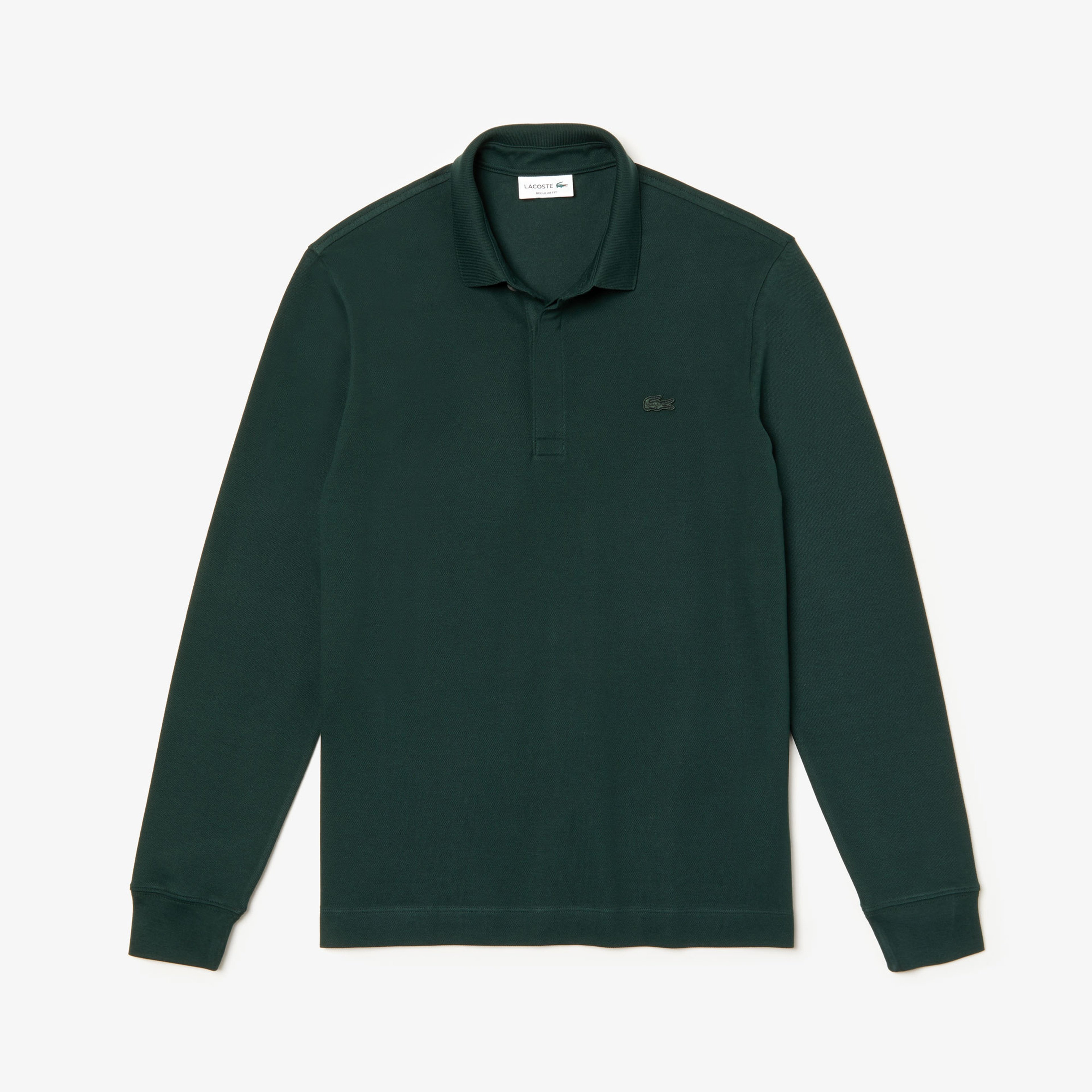Erkek Regular Fit Uzun Kollu Yeşil Paris Polo Erkek Regular Fit Uzun Kollu Yeşil Paris Polo