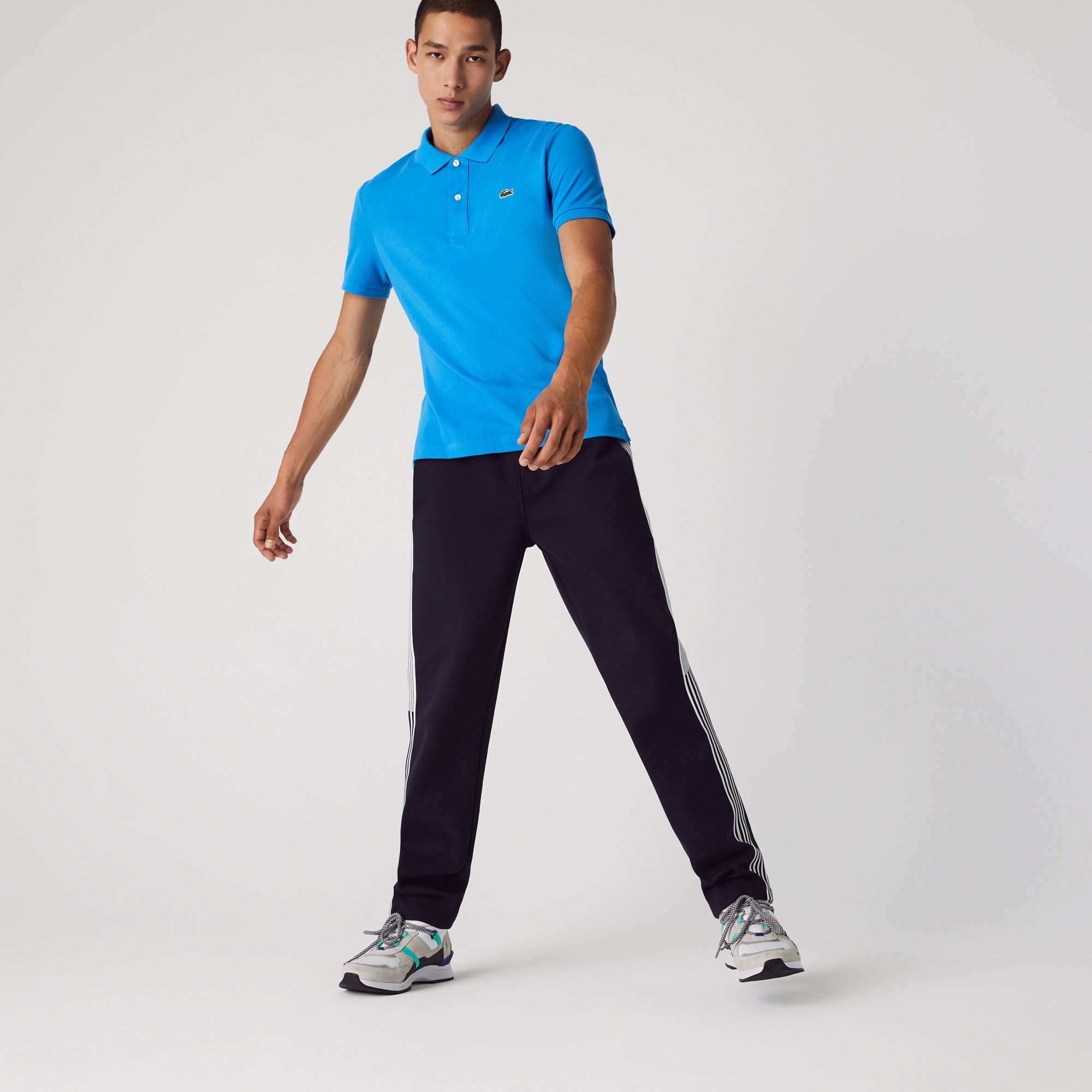Lacoste Erkek Slim Fit Mavi Polo
