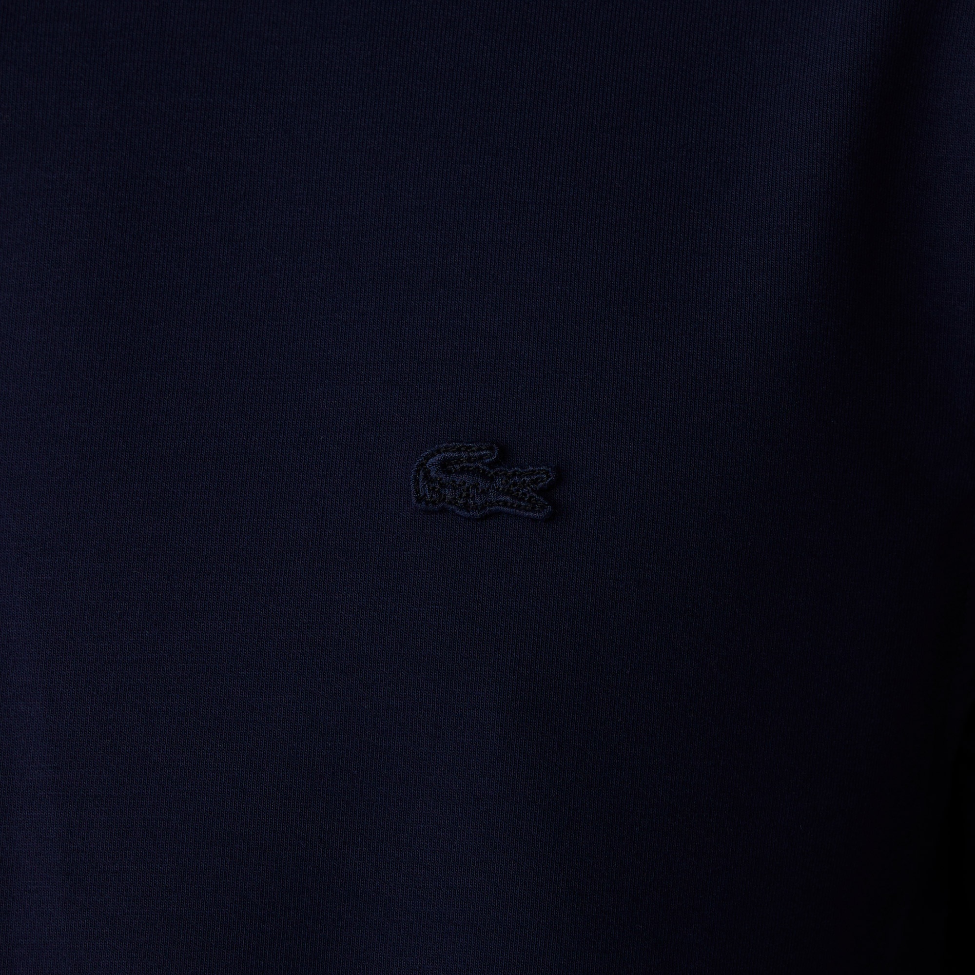 Lacoste Erkek Slim Fit Bisiklet Yaka Lacivert Sweatshirt