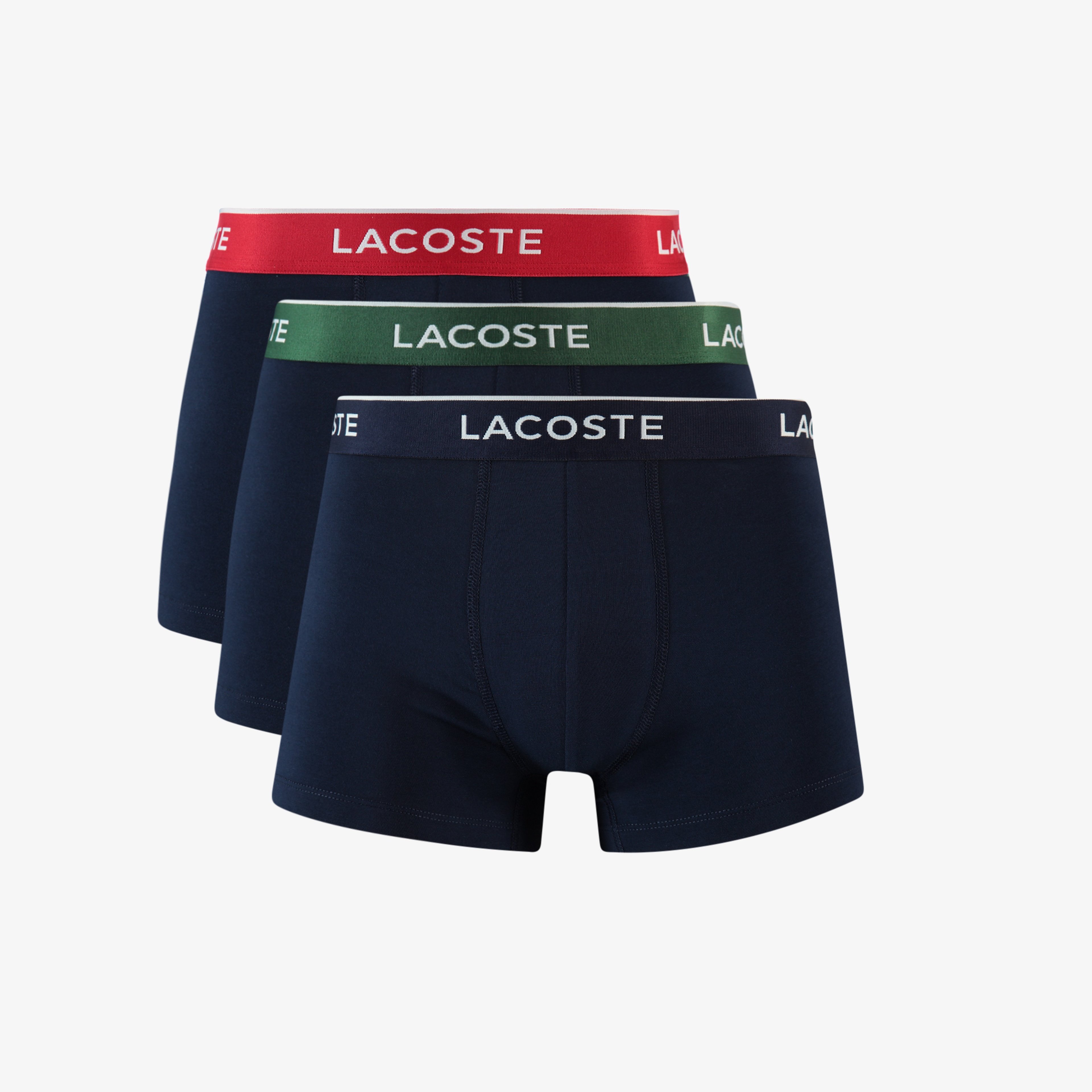 Lacoste Erkek 3'lü Lacivert Boxer