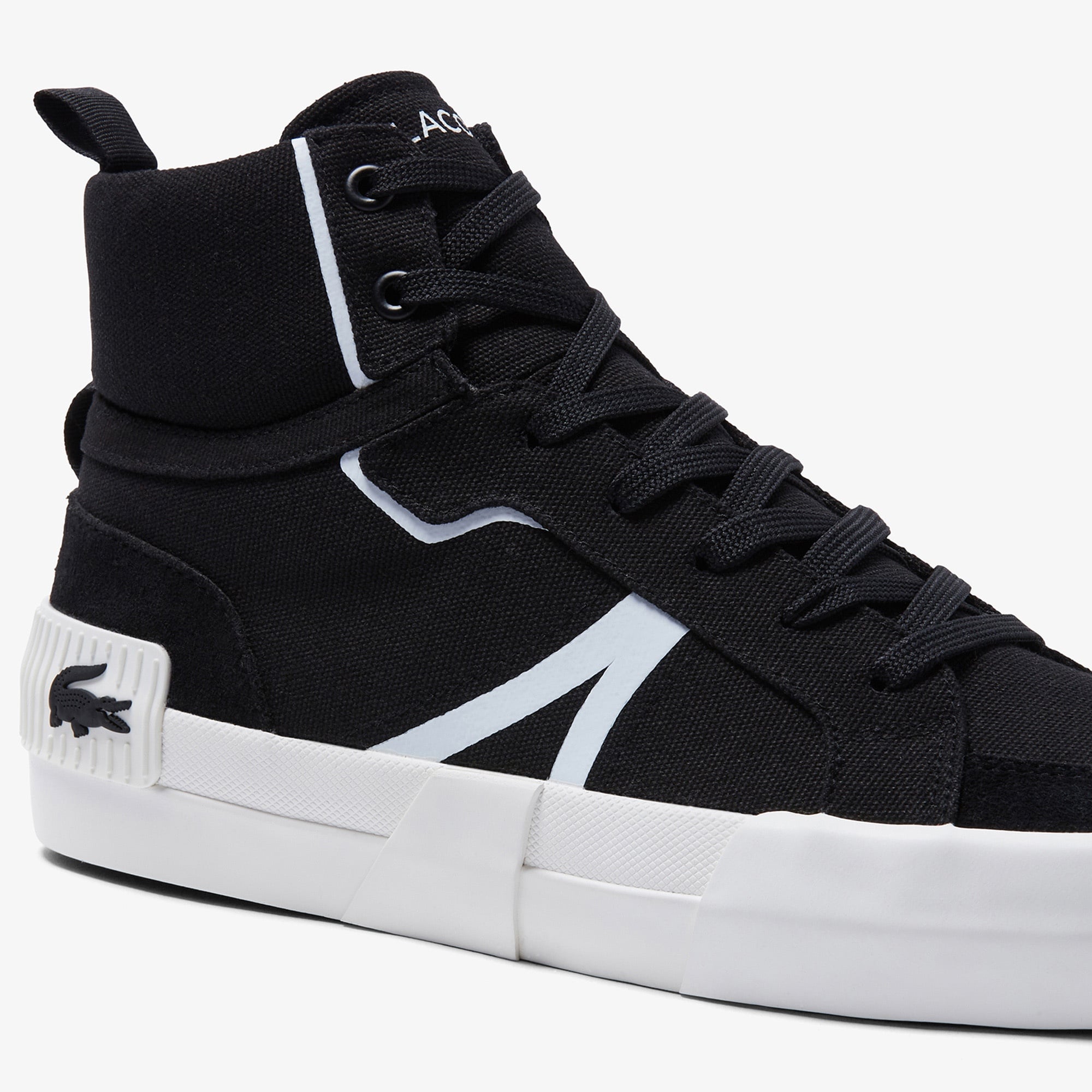 Lacoste L004 Mid Erkek Siyah Sneaker