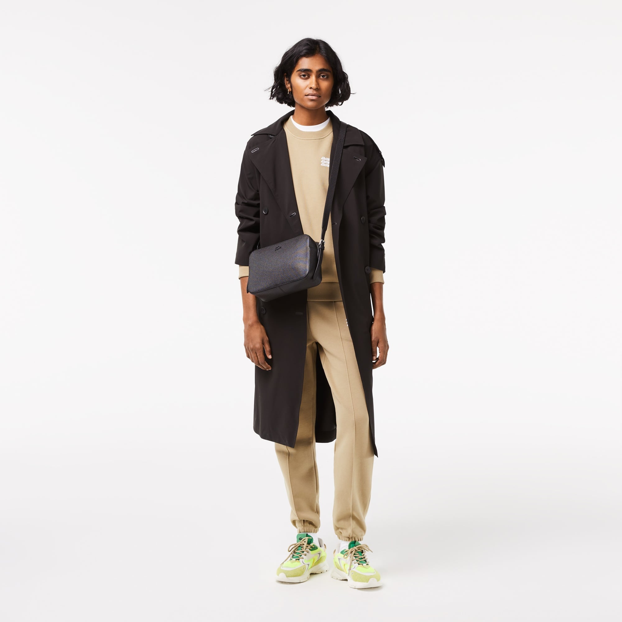 Lacoste Chantaco Kadın Siyah Omuz Çantası