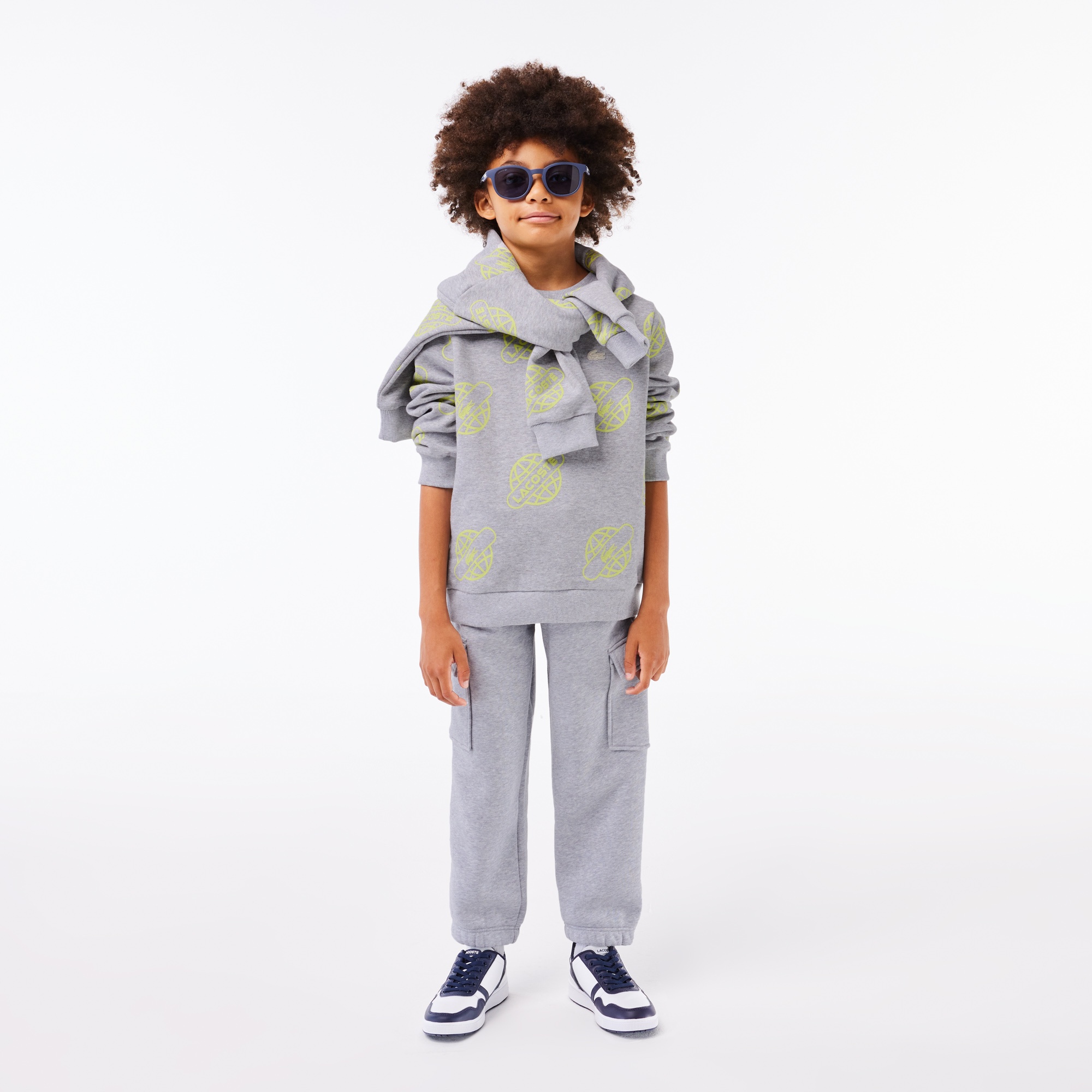 Lacoste Erkek Çocuk Gri Eşofman Altı