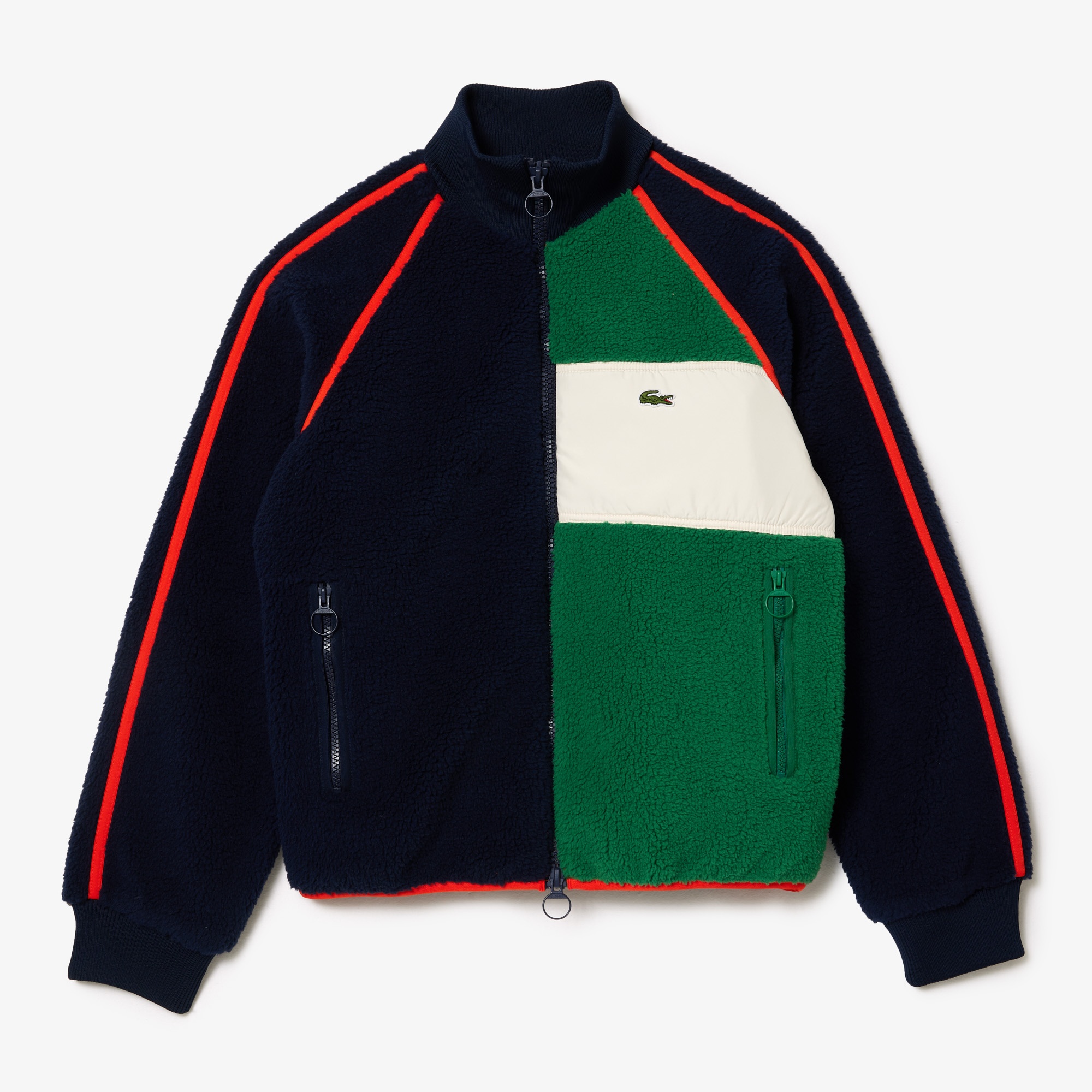 Lacoste Kadın Dik Yaka Yeşil Mont