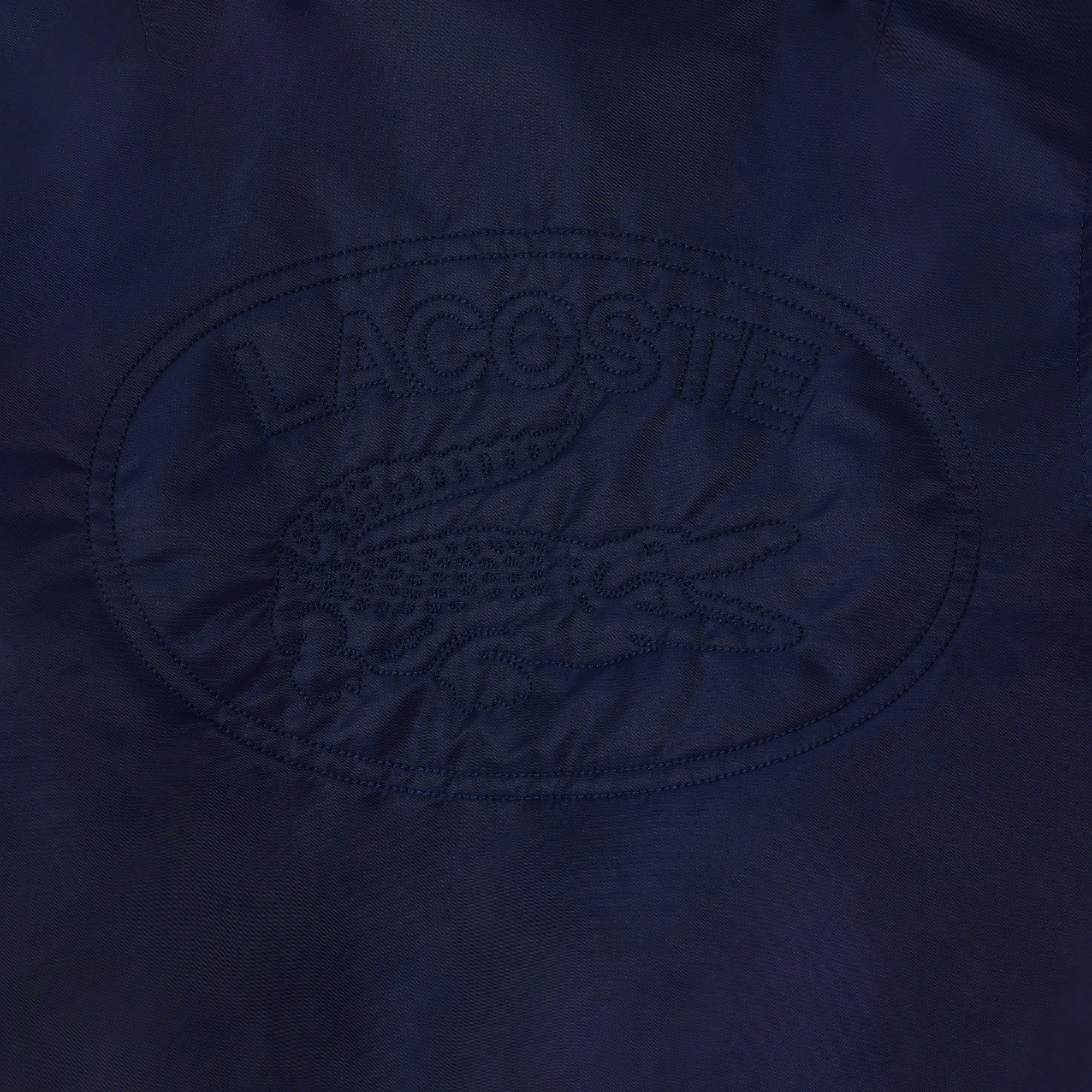 Lacoste Kadın Polo Yaka Lacivert Bomber Ceket