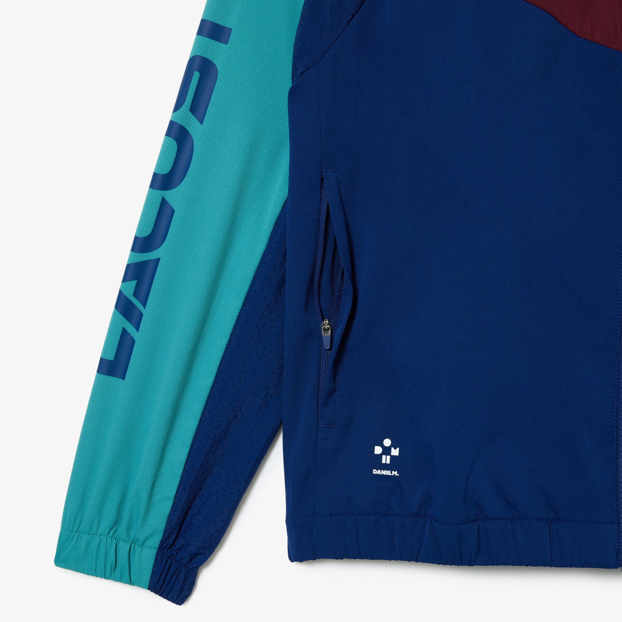 Lacoste SPORT Erkek Regular Fit Uzun Kollu Renk Bloklu Mavi Eşofman Takımı