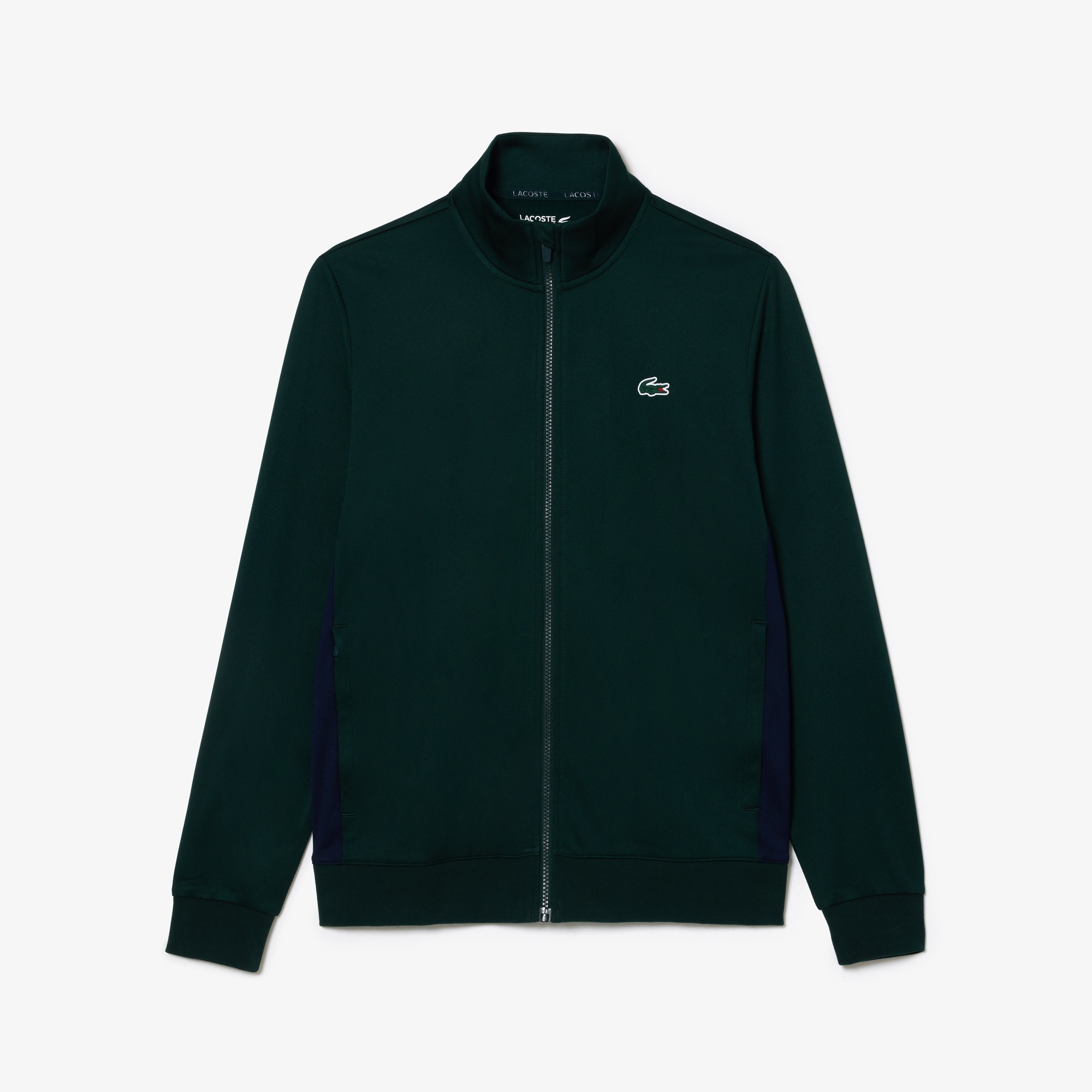 Lacoste SPORT Erkek Classic Fit Fermuarlı Yeşil Sweatshirt