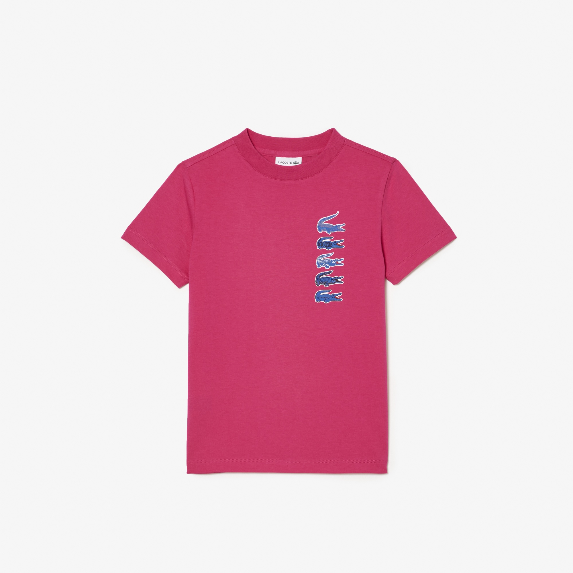 Lacoste Çocuk Bisiklet Yaka Pembe T-Shirt