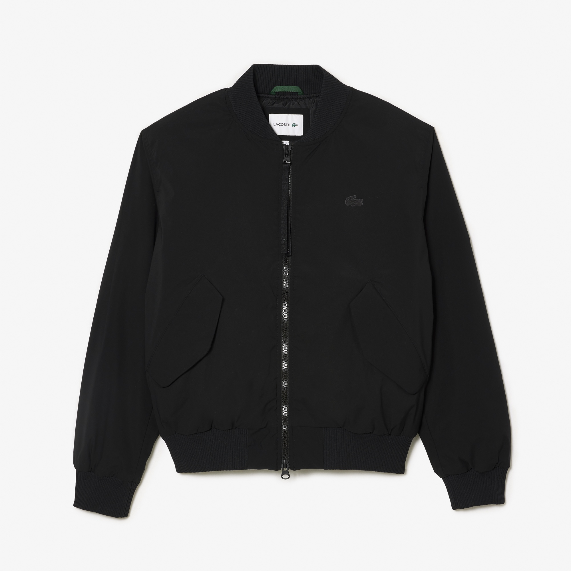 Lacoste Erkek Hakim Yaka Açık Siyah Mont