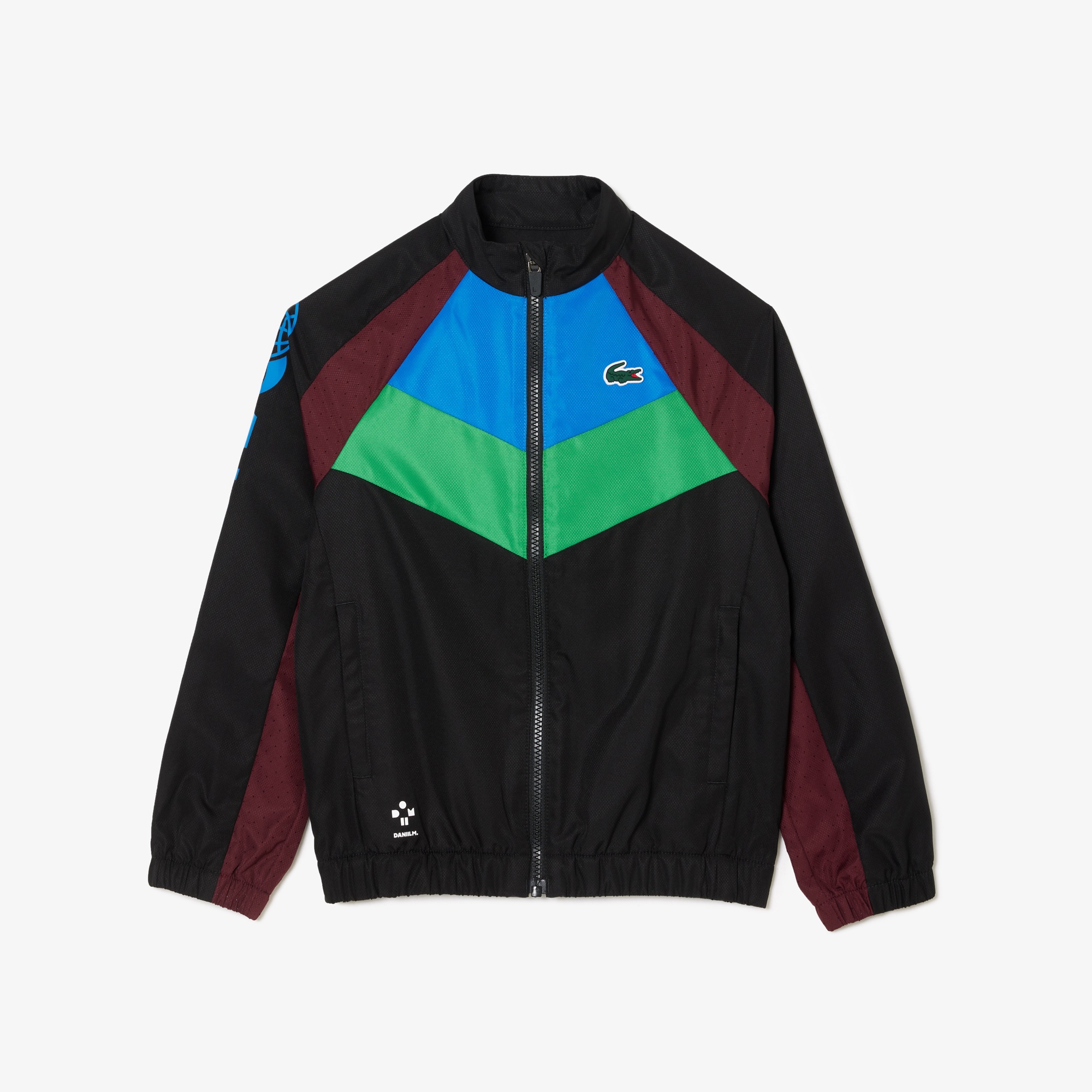 Lacoste SPORT Erkek Çocuk Renk Bloklu Siyah Eşofman Takımı