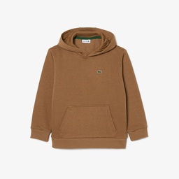 Lacoste Çocuk Kapüşonlu Kahverengi Sweatshirt Kahverengi