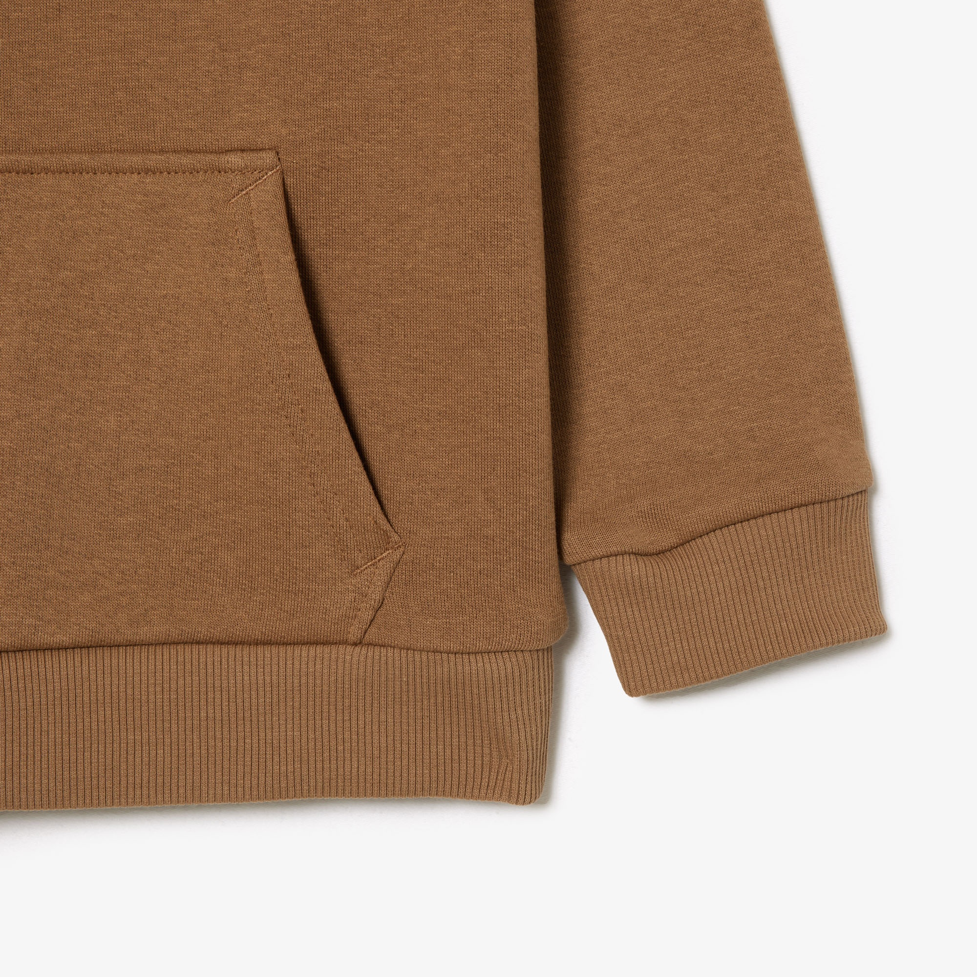 Lacoste Çocuk Kapüşonlu Kahverengi Sweatshirt