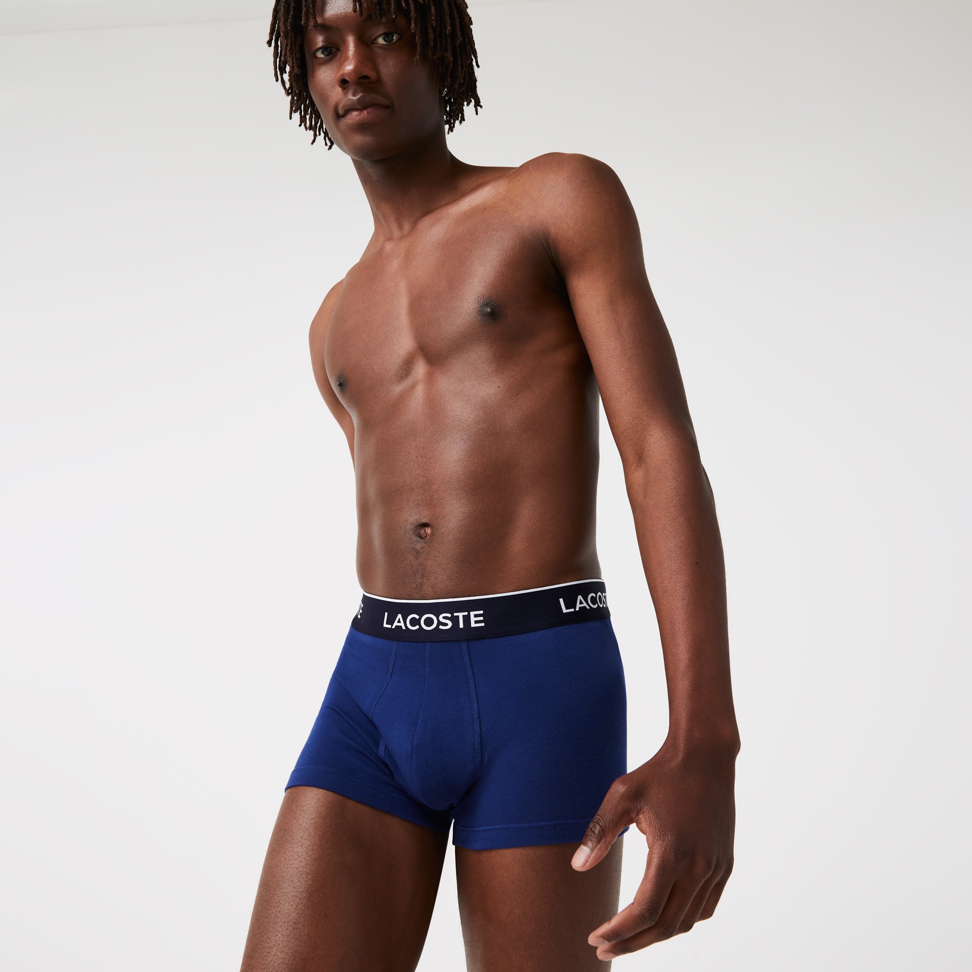 Lacoste Erkek 3'lü Renkli Boxer görsel 2