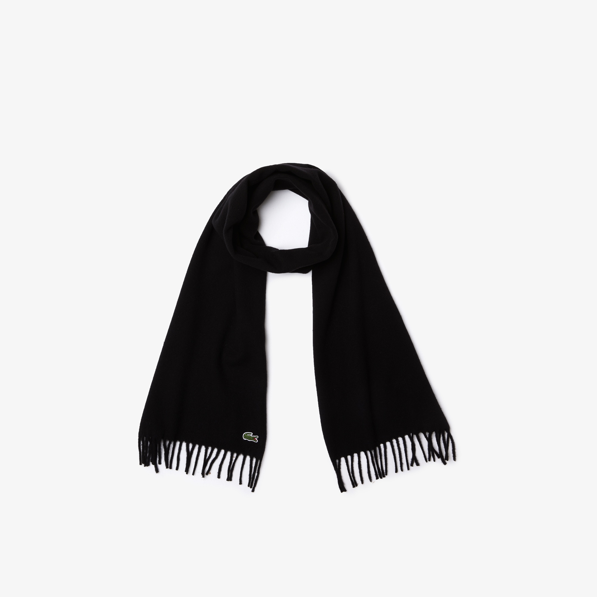 Lacoste Unisex Siyah Atkı