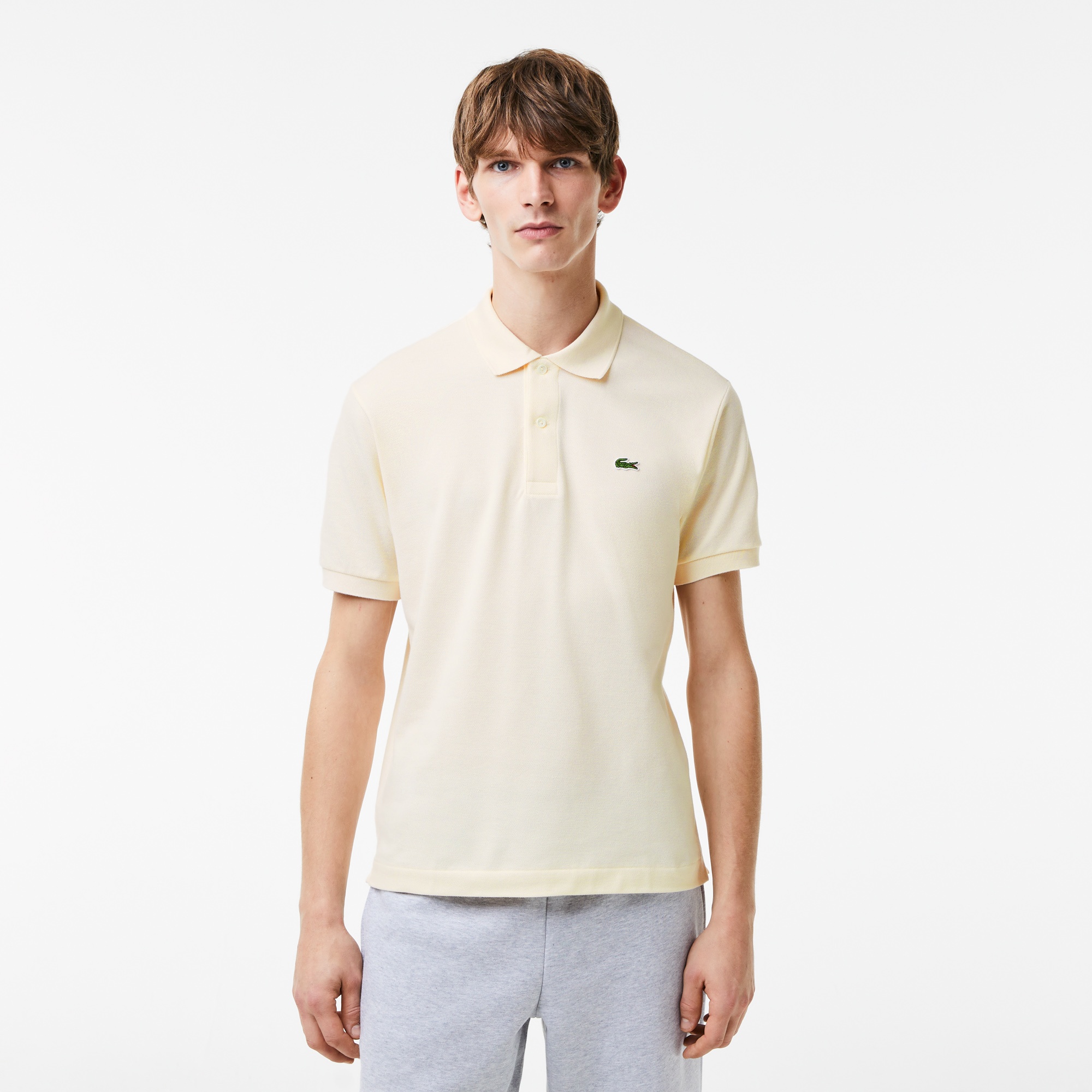 Lacoste L.12.12 Erkek Classic Fit Bej Polo