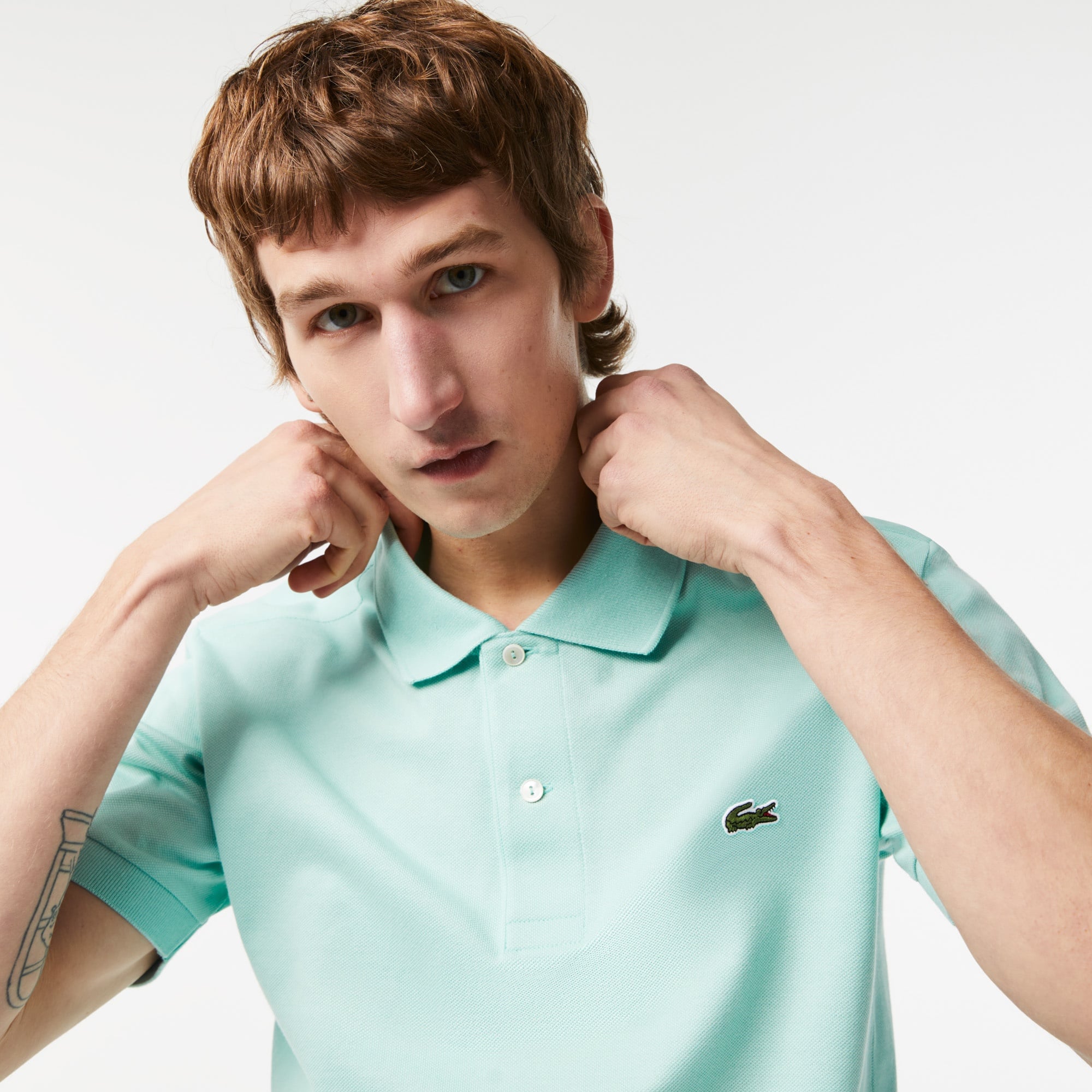 Lacoste Erkek Classic Fit L.12.12 Açık Yeşil Polo L1212.LGF | Lacoste