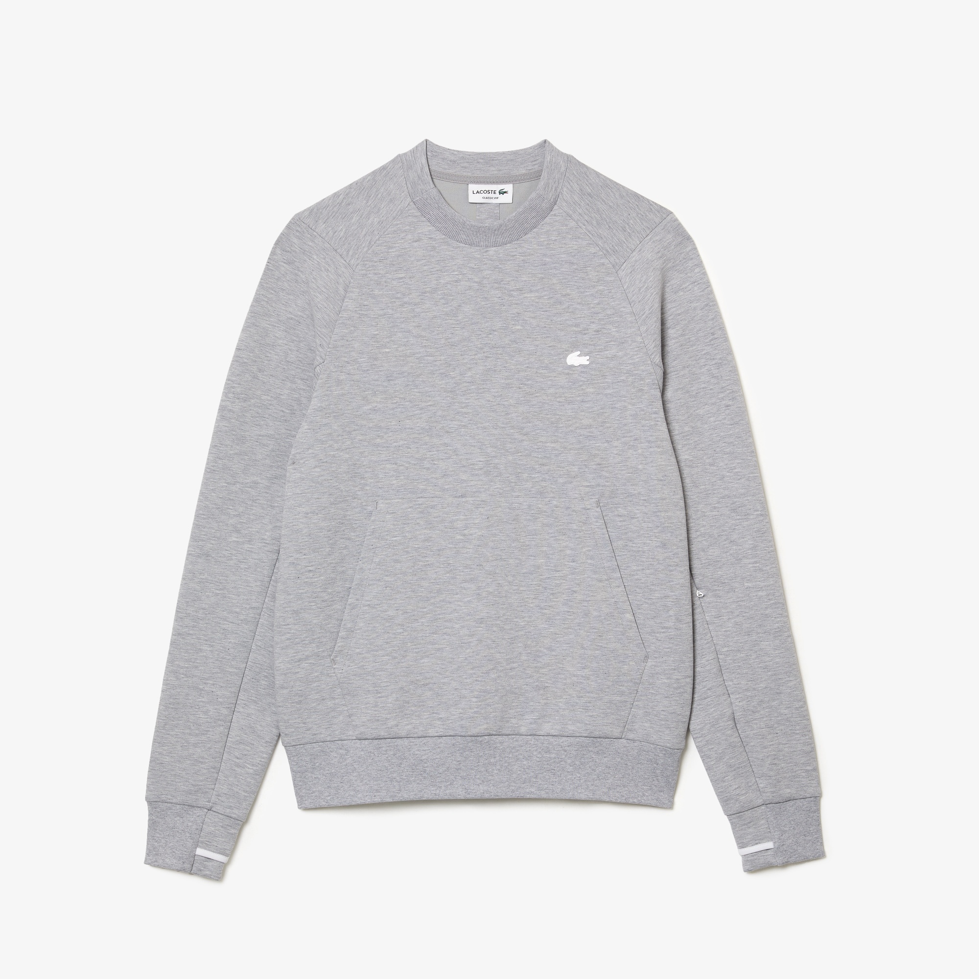 Lacoste Erkek Classic Fit Bisiklet Yaka Gri Sweatshirt