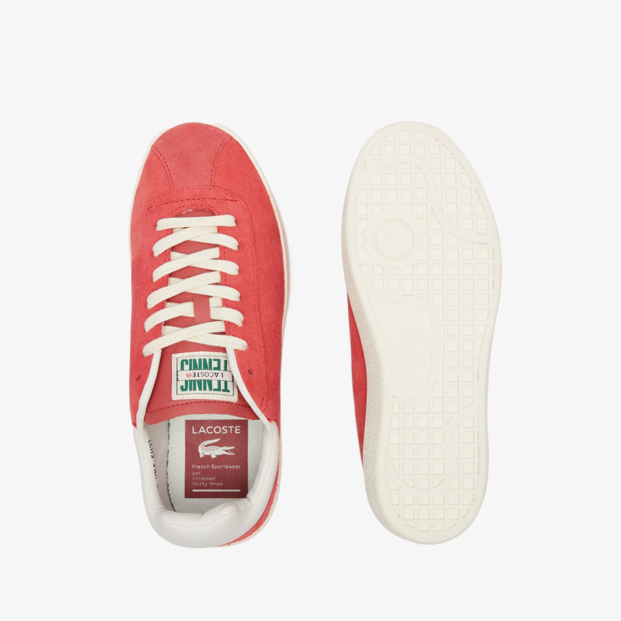 Lacoste SPORT Baseshot Kadın Kırmızı Sneaker