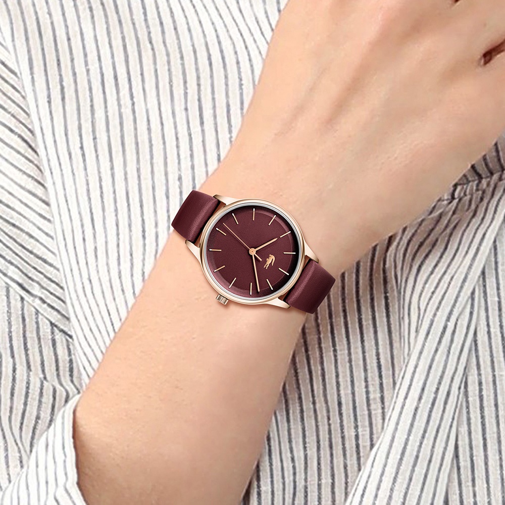 Lacoste Kadın Bordo Saat