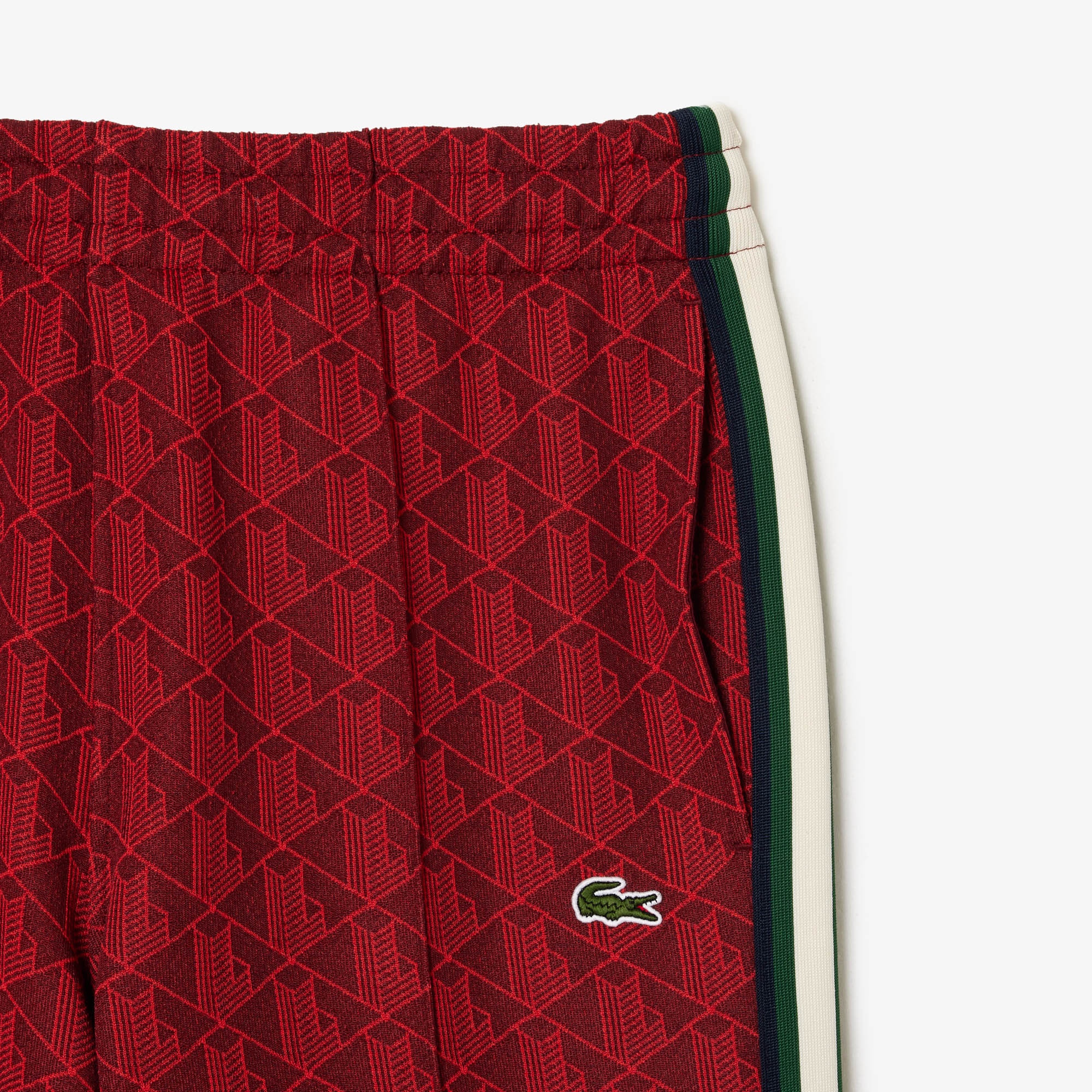 Lacoste Erkek Regular Fit Monogram Kırmızı Eşofman Altı