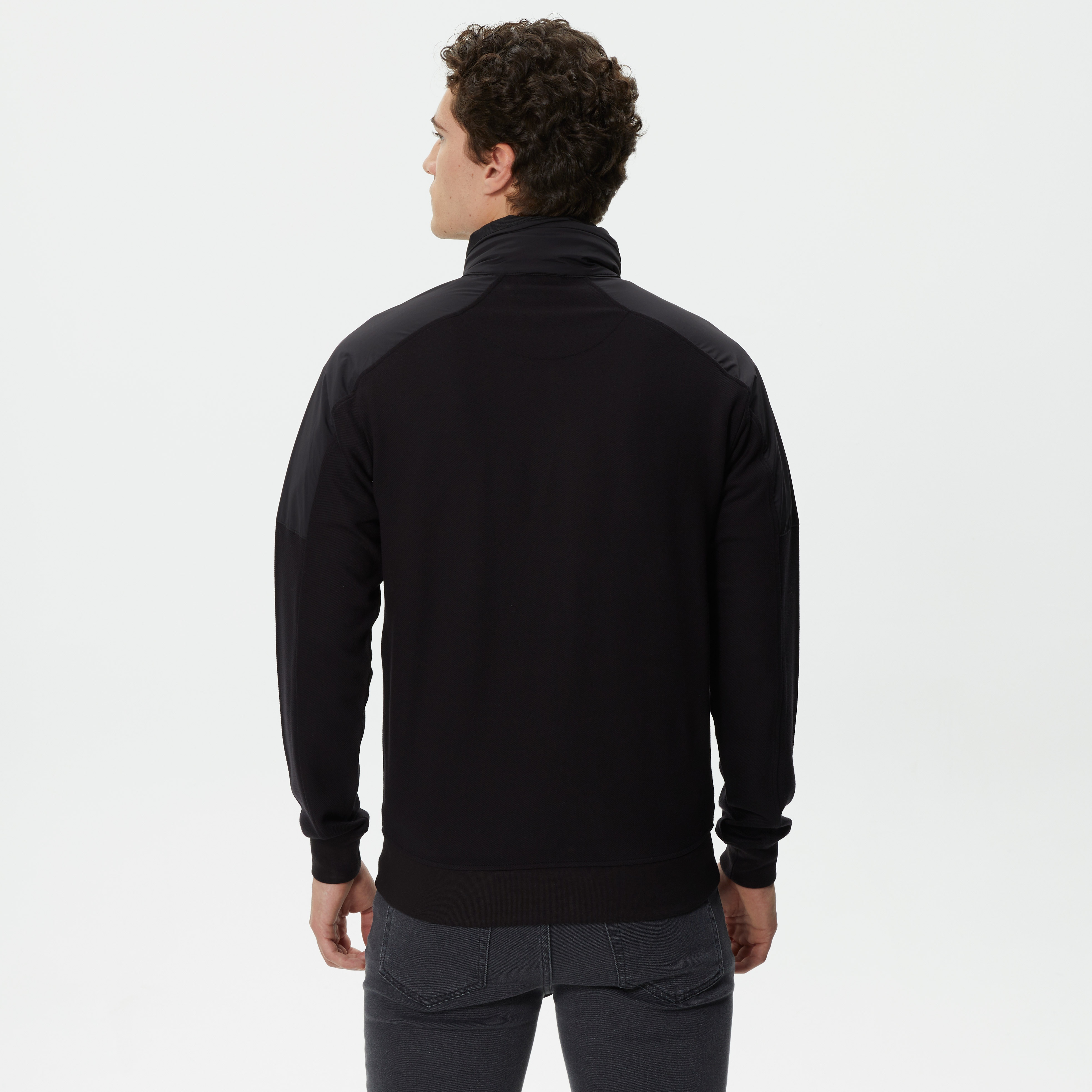 Lacoste Erkek Regular Fit Fermuarlı Siyah Sweatshirt