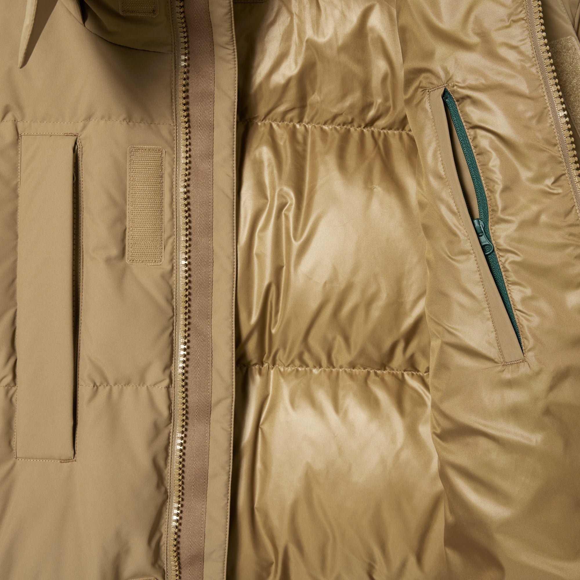 Lacoste Erkek Kapüşonlu Kapitone Kahverengi Mont