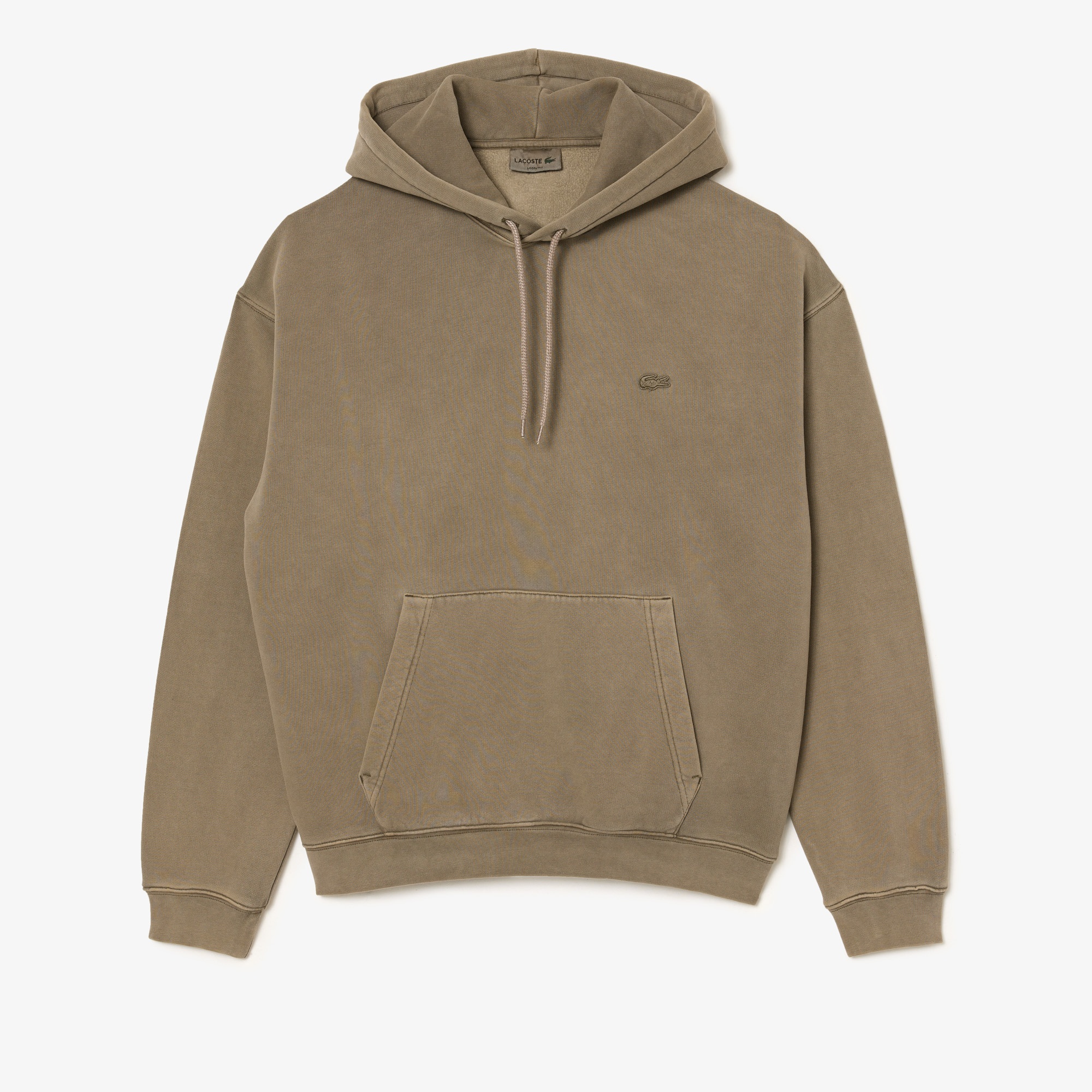 Lacoste Neo Heritage Unisex Loose Fit Kapüşonlu Yeşil Sweatshirt