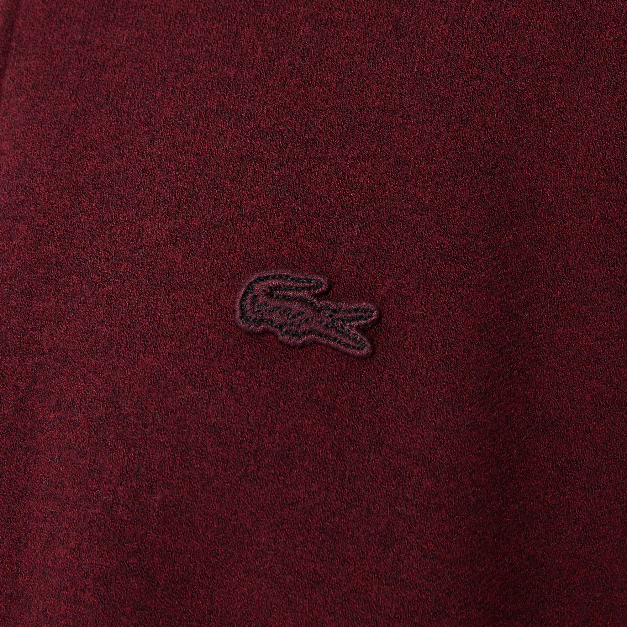 Lacoste Kadın Relaxed Fit Fermuarlı Renk Bloklu Kırmızı Hırka