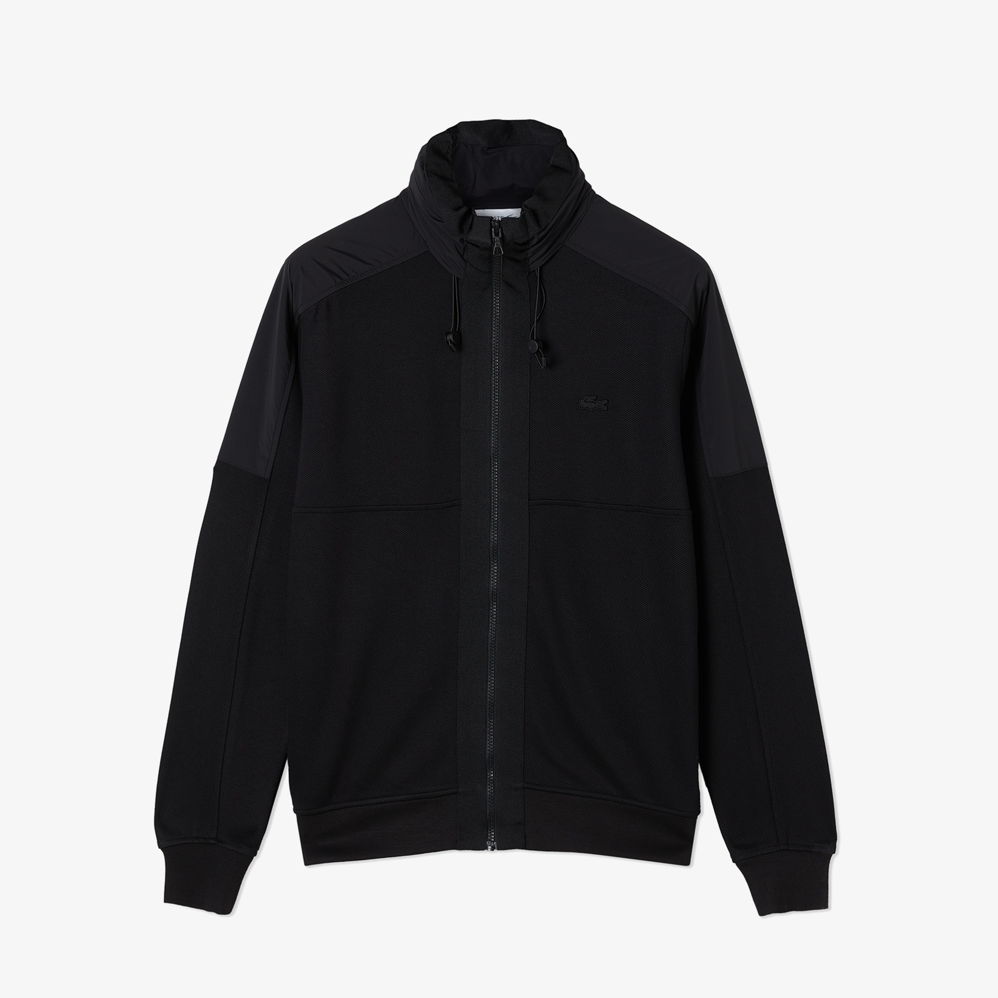 Lacoste Erkek Regular Fit Fermuarlı Siyah Sweatshirt