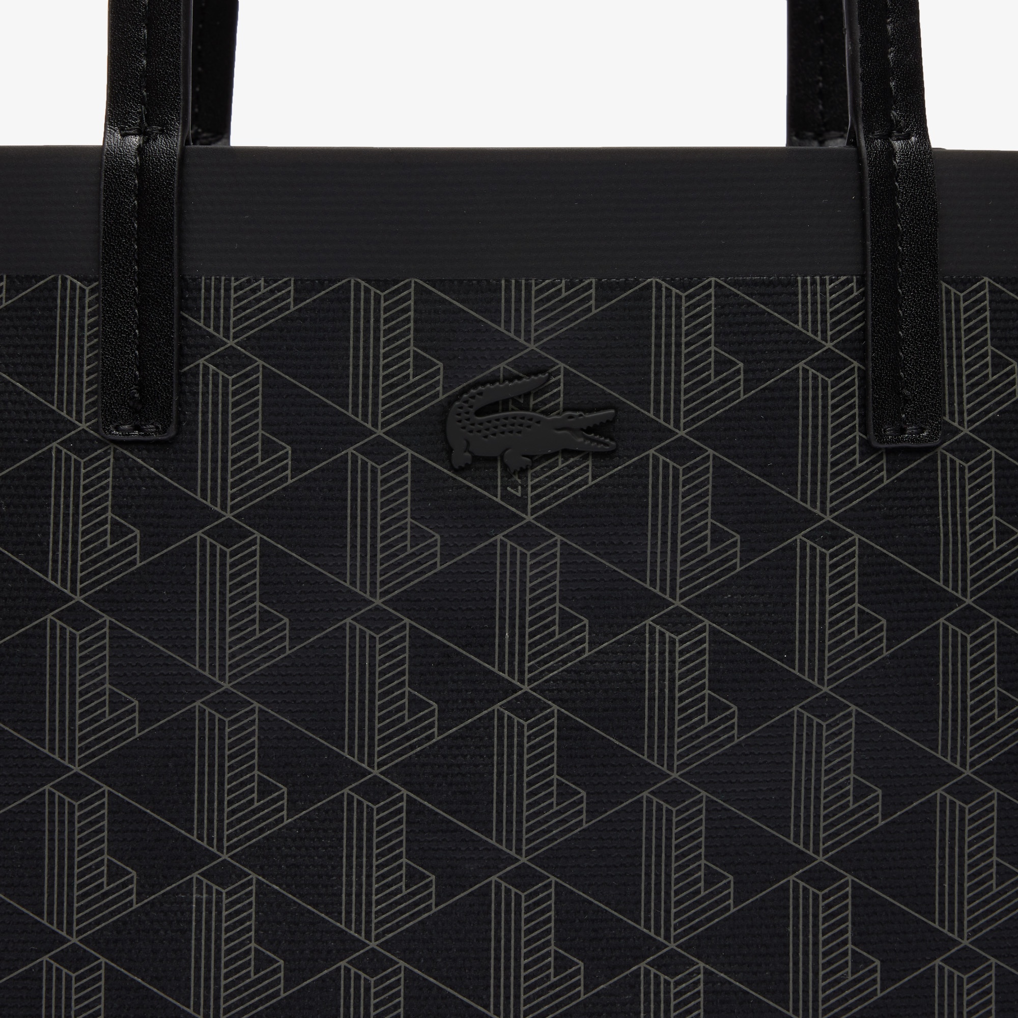 Lacoste Kadın Monogram Siyah Postacı Çantası