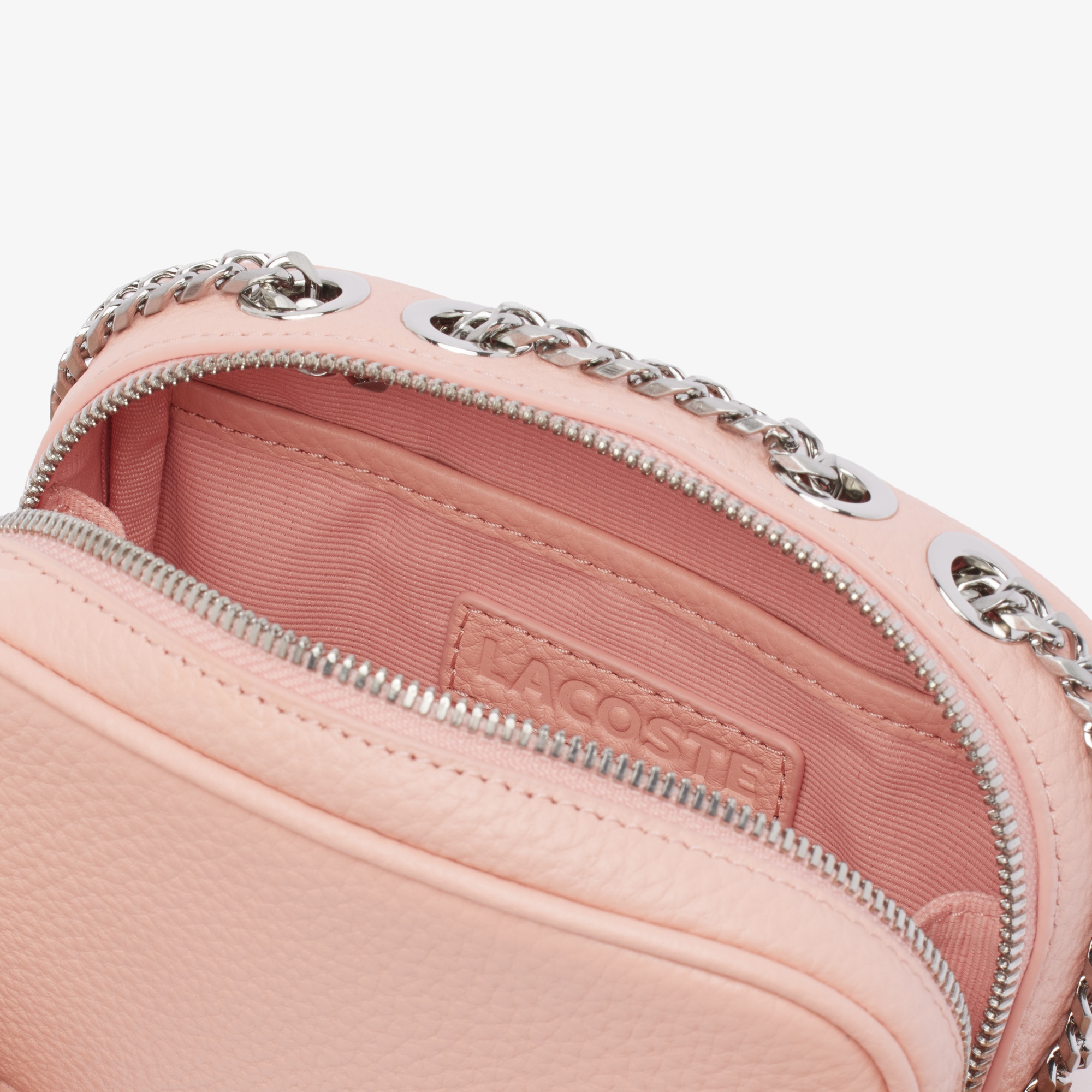 Lacoste Kadın Deri Pembe Postacı Çantası