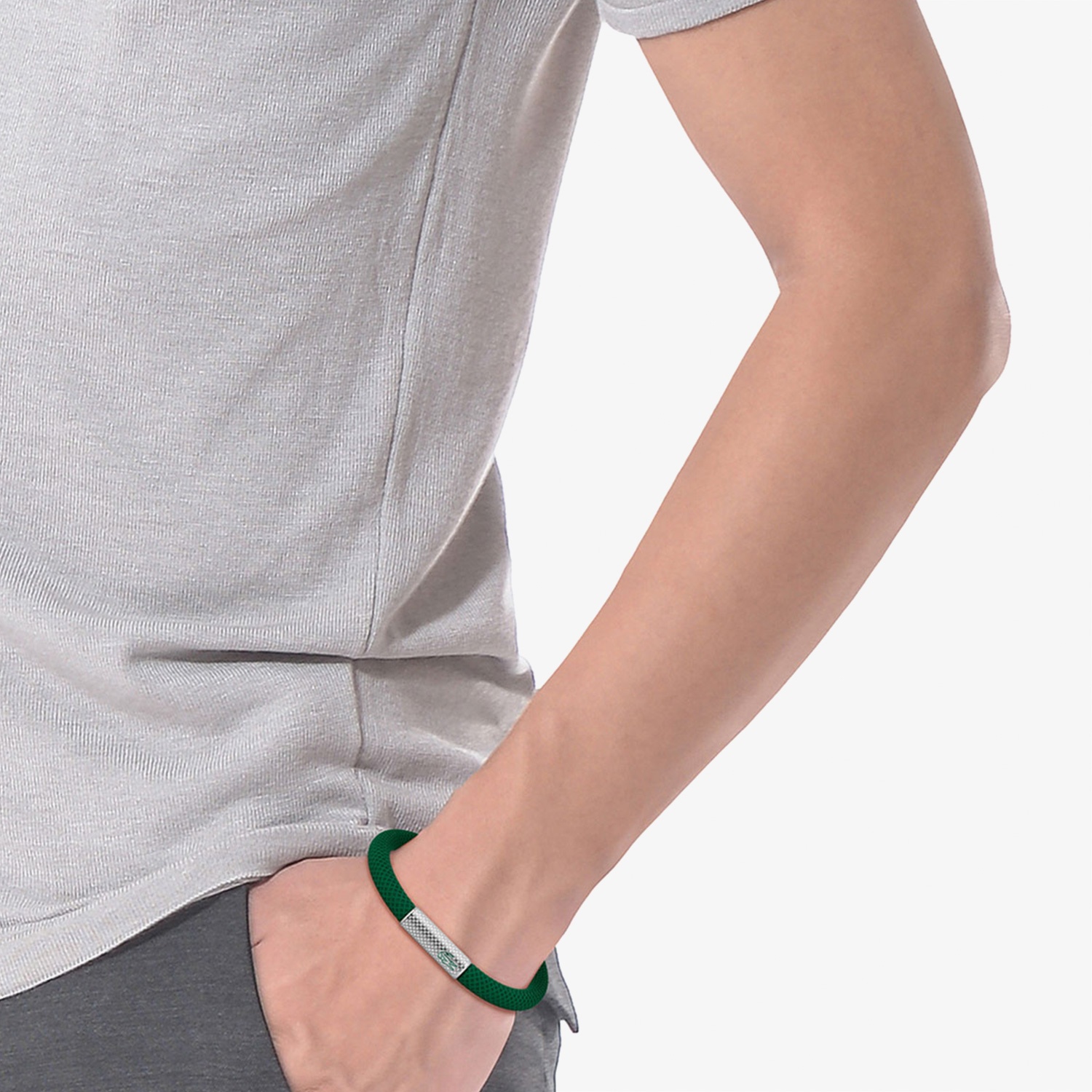 Lacoste Erkek Yeşil Bileklik