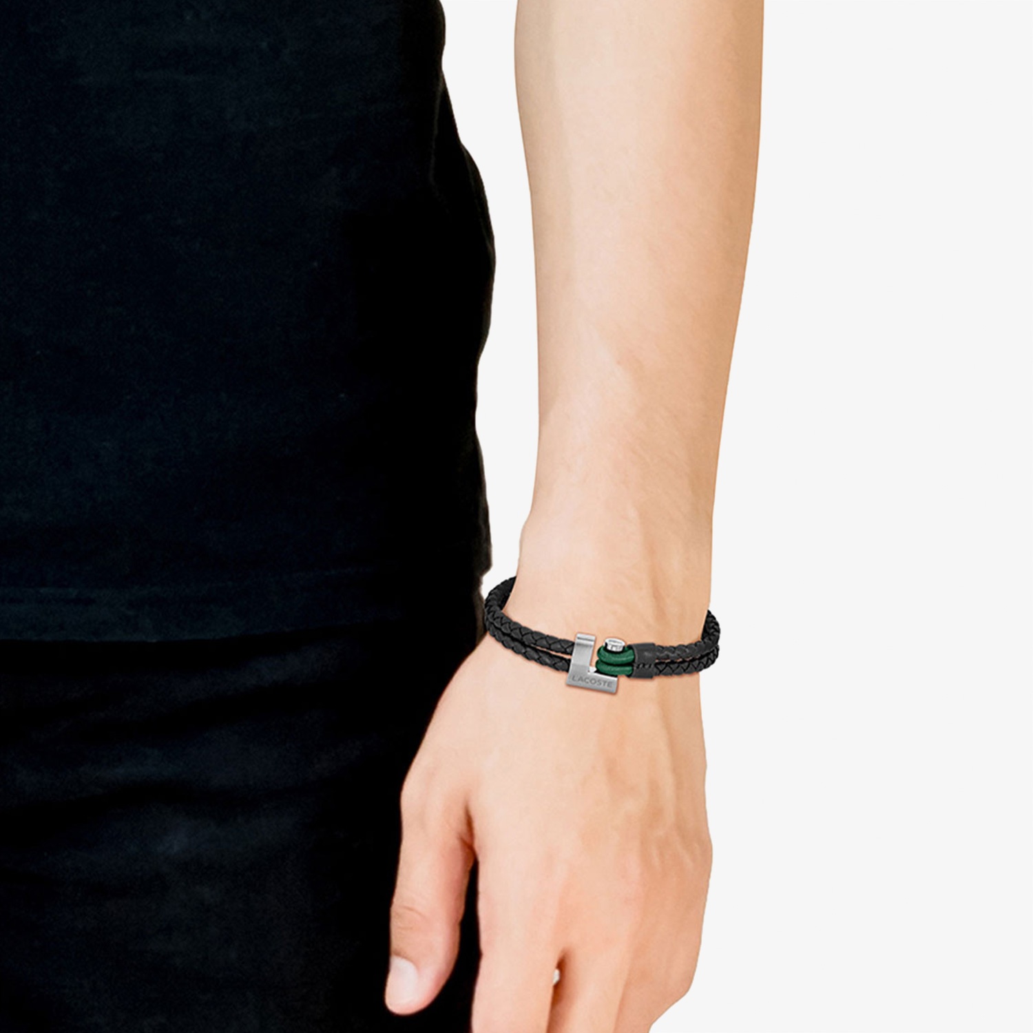 Lacoste Erkek Siyah Bileklik