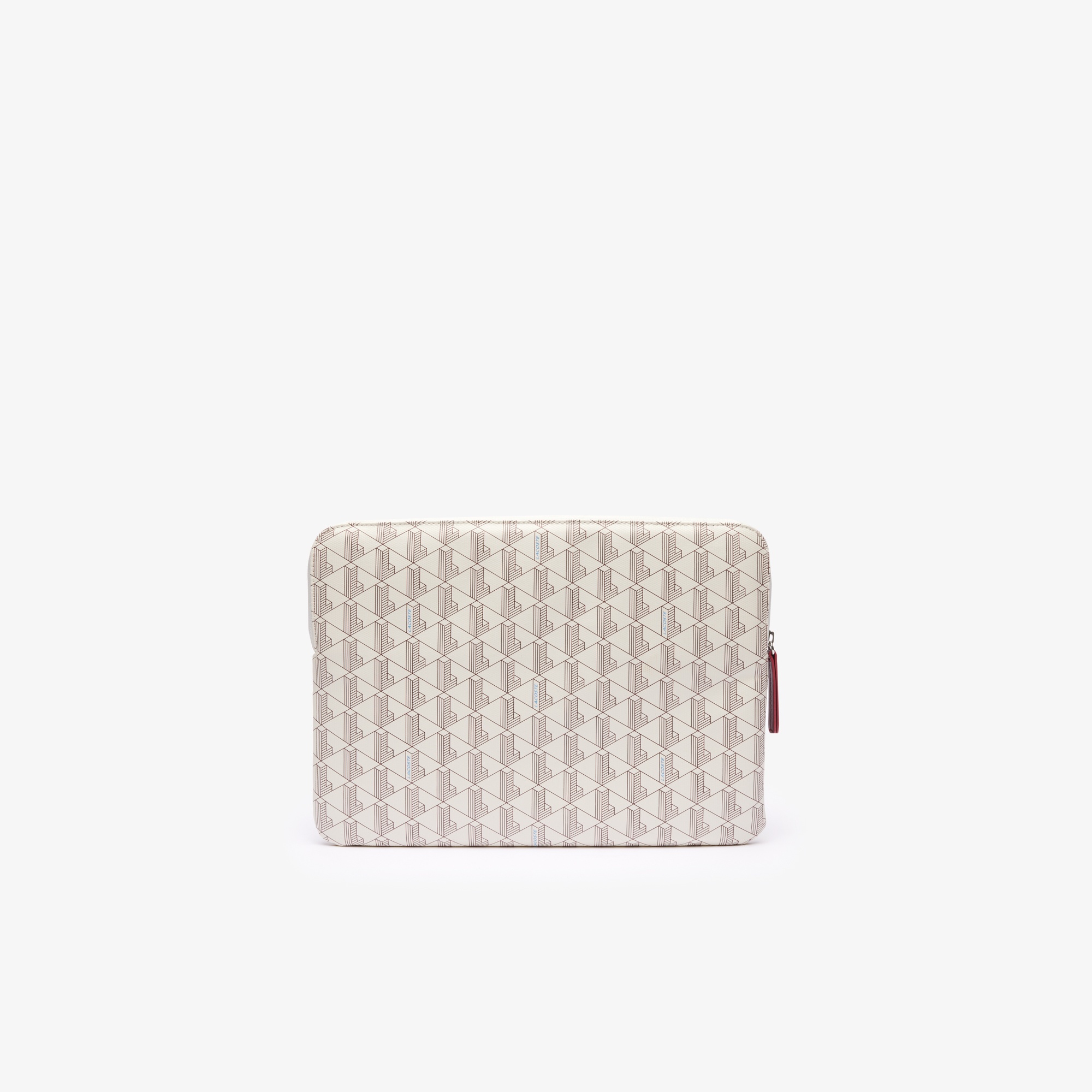 Lacoste Kadın Monogram Beyaz Laptop Çantası