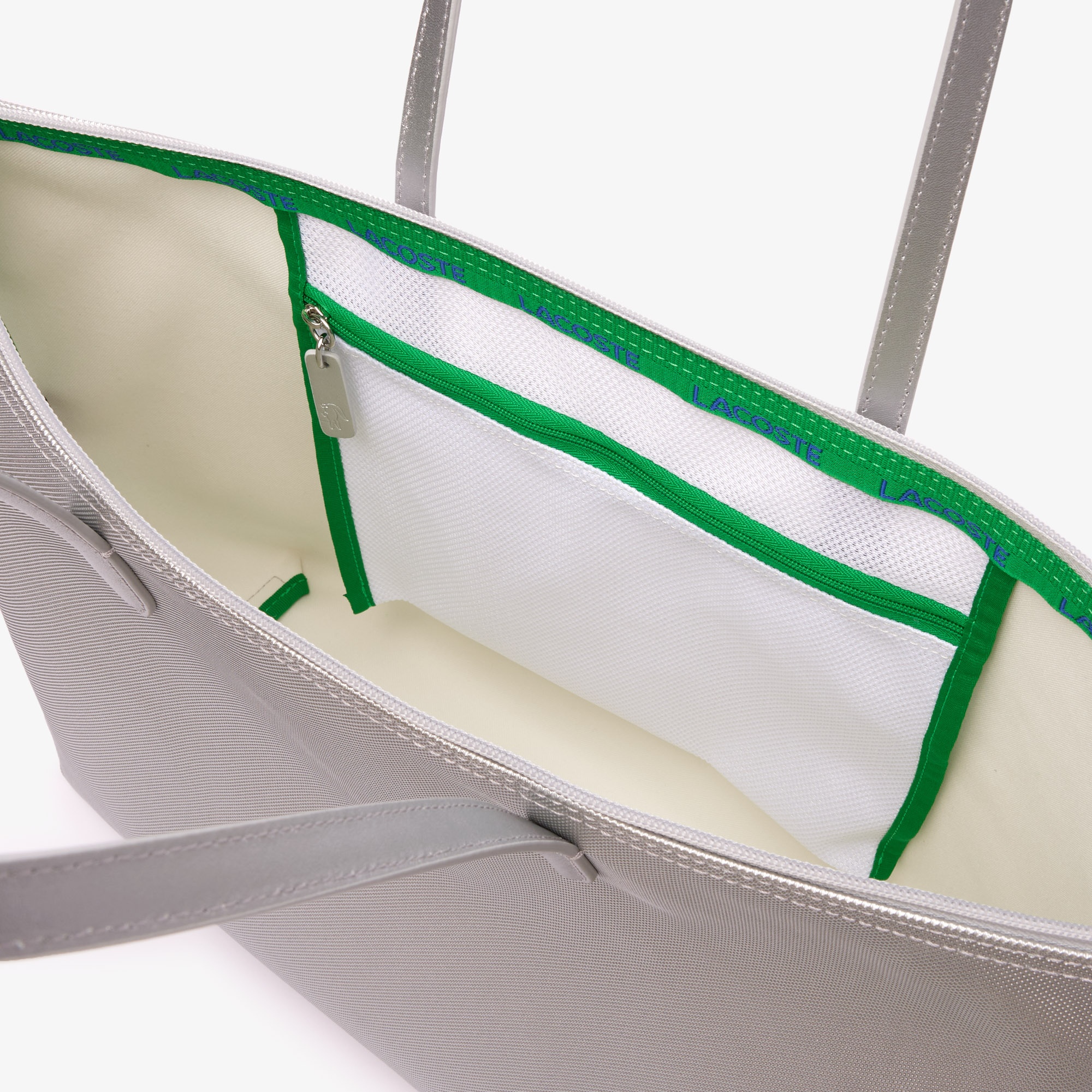 Lacoste Kadın L.12.12 Gri Omuz Çantası